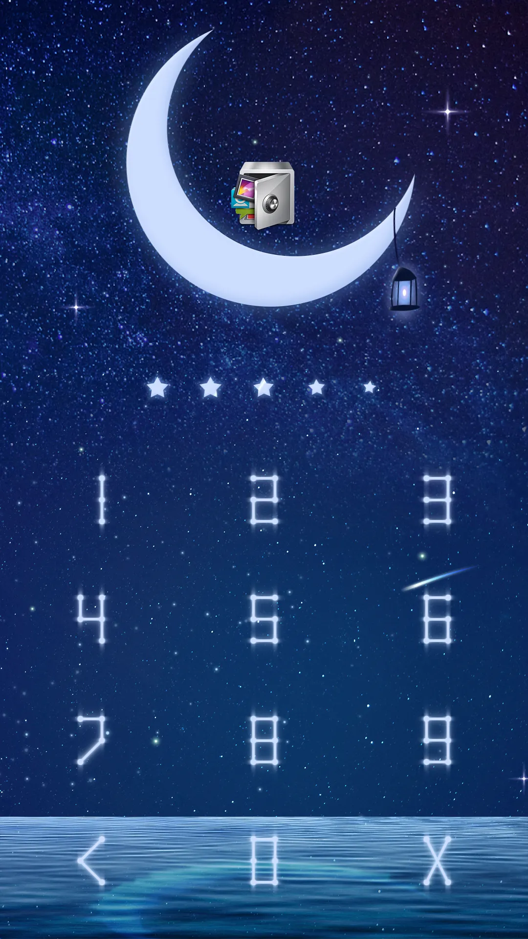 AppLock Live Theme Starlight | Indus Appstore | Screenshot