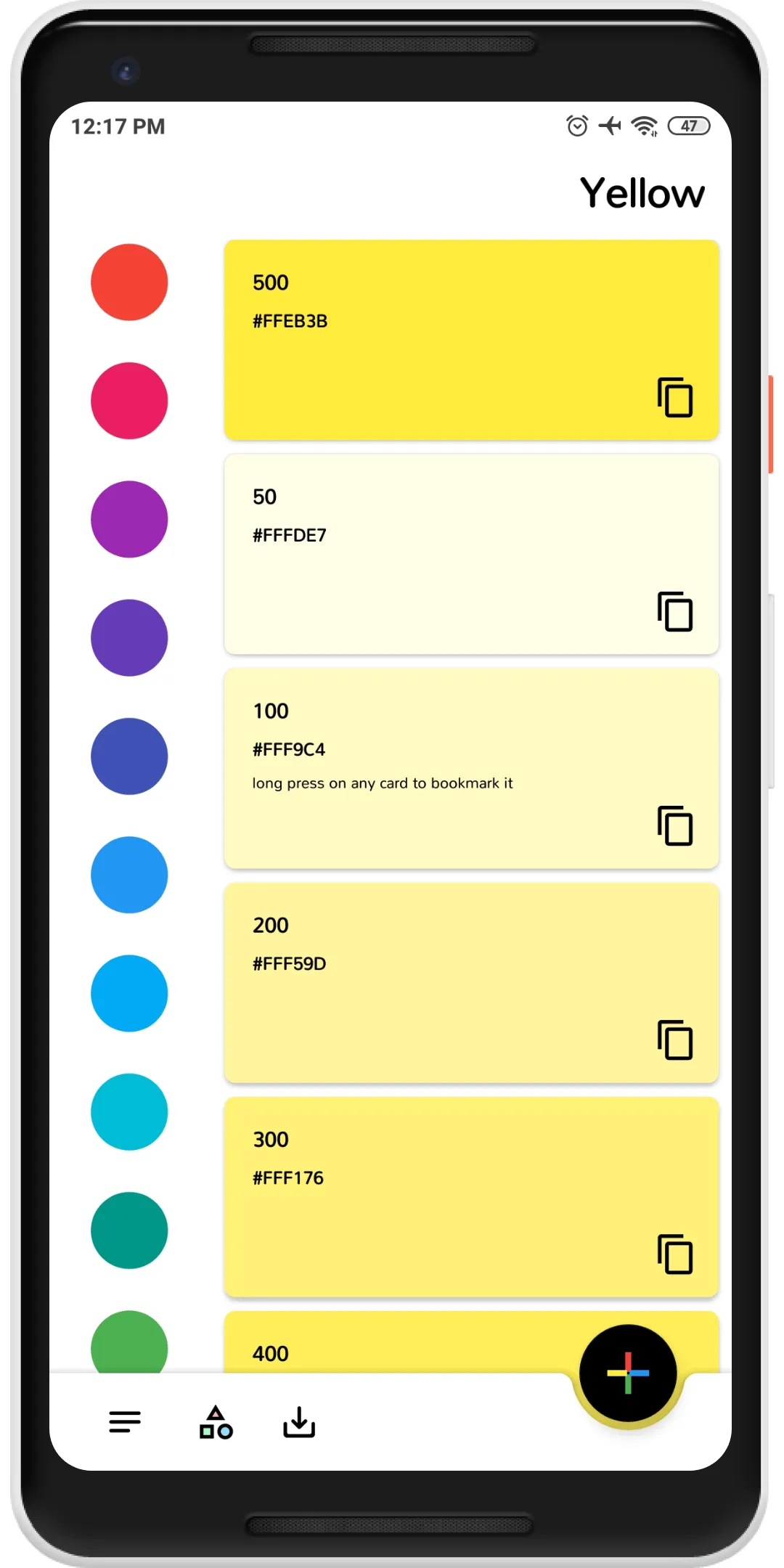 Material Design Color Palettes | Indus Appstore | Screenshot