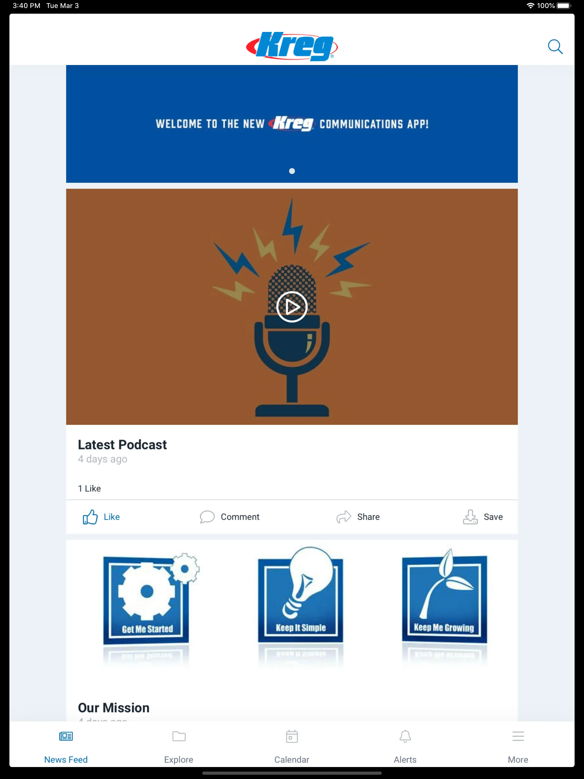 Kreg Tool Communications App | Indus Appstore | Screenshot