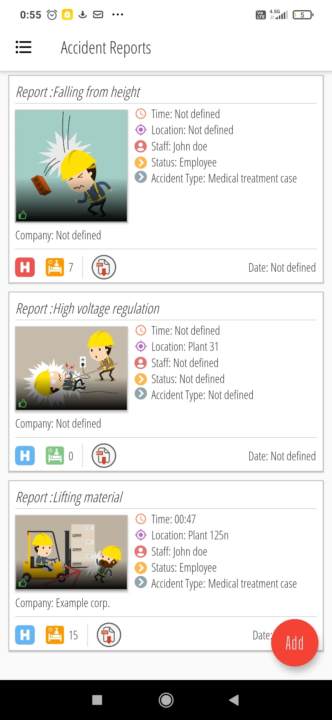 HSE Reporter Lite | Indus Appstore | Screenshot