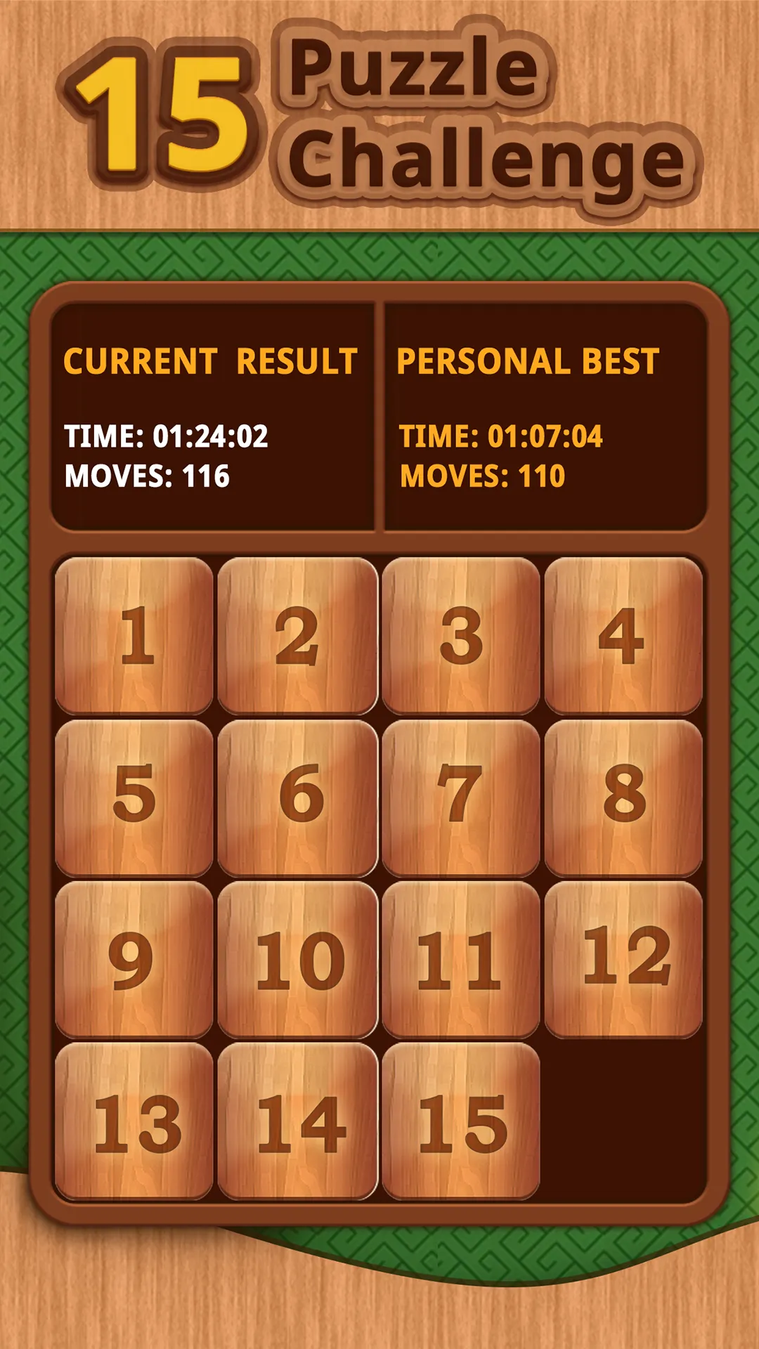 15 Puzzle Challenge | Indus Appstore | Screenshot