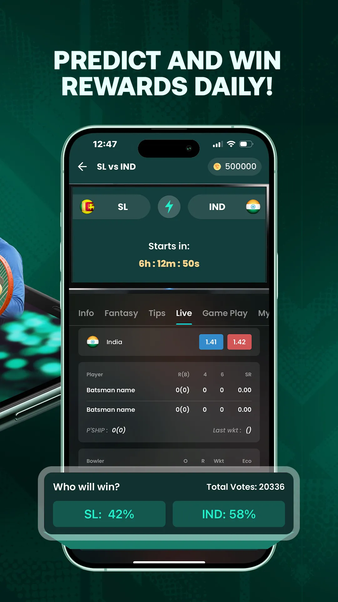 SportEx - Cricket Live Line | Indus Appstore | Screenshot