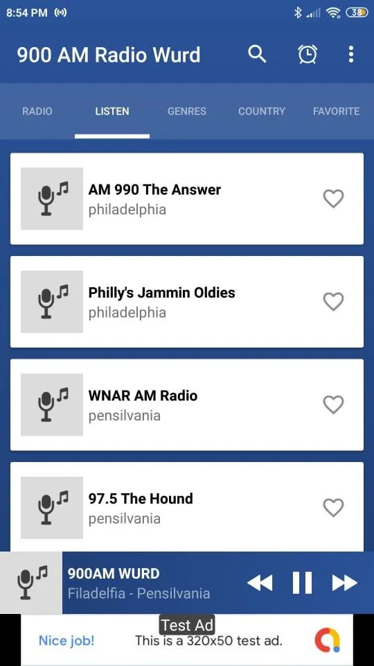 900 AM radio wurd Philadelphia | Indus Appstore | Screenshot