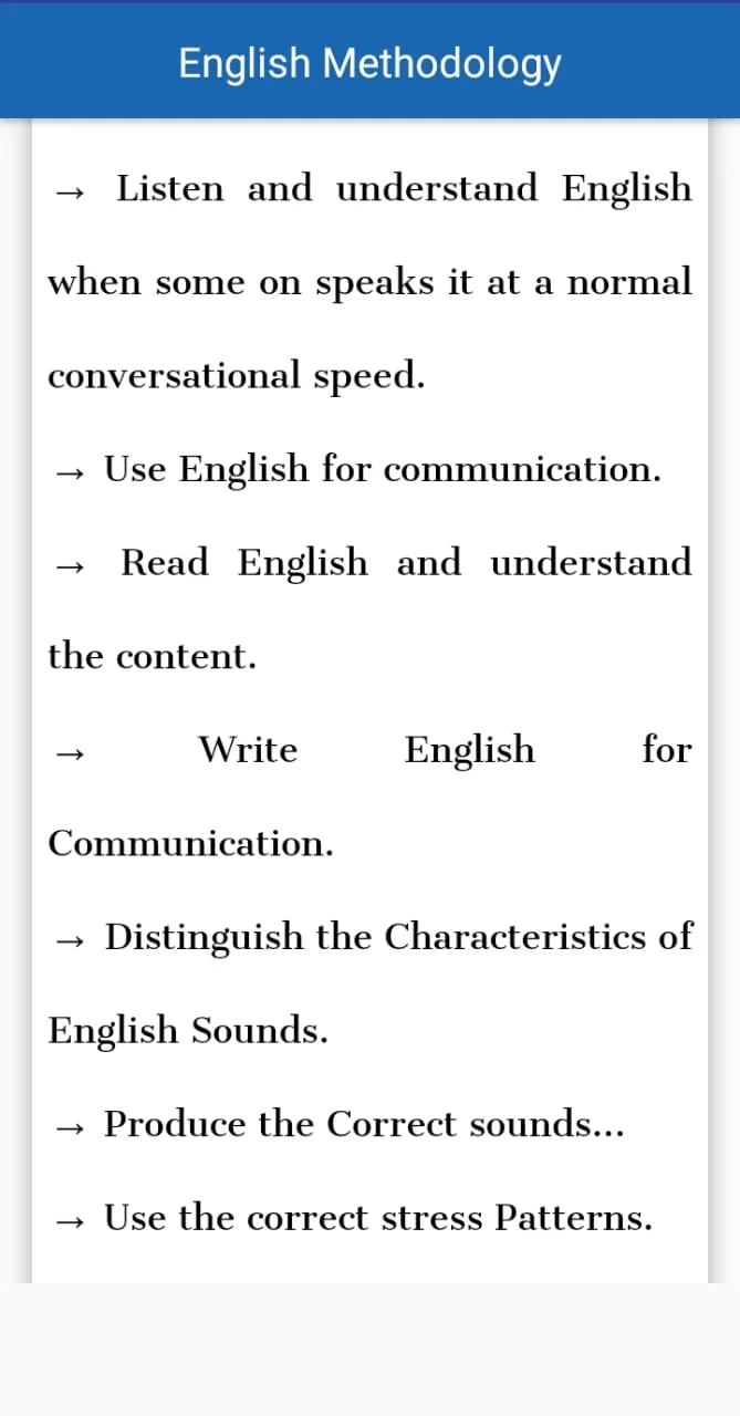 English Methodology SGT SA | Indus Appstore | Screenshot