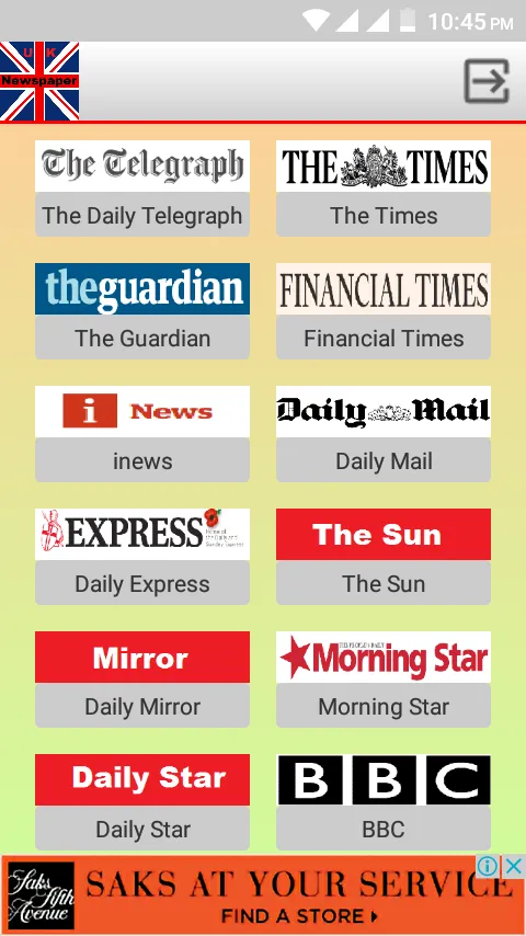 UK Newspapers | Indus Appstore | Screenshot