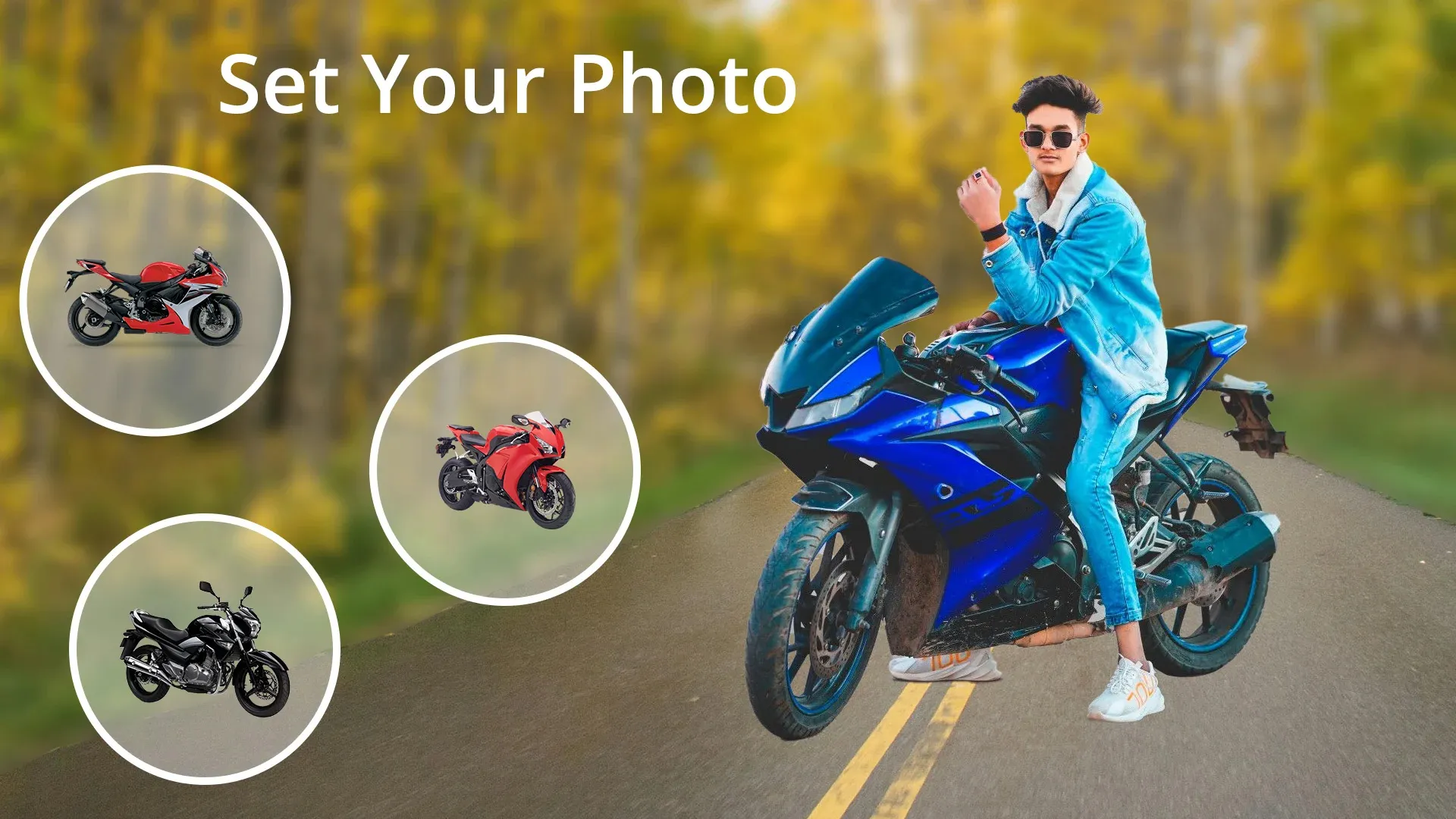 Man Bike Rider Photo Editor | Indus Appstore | Screenshot