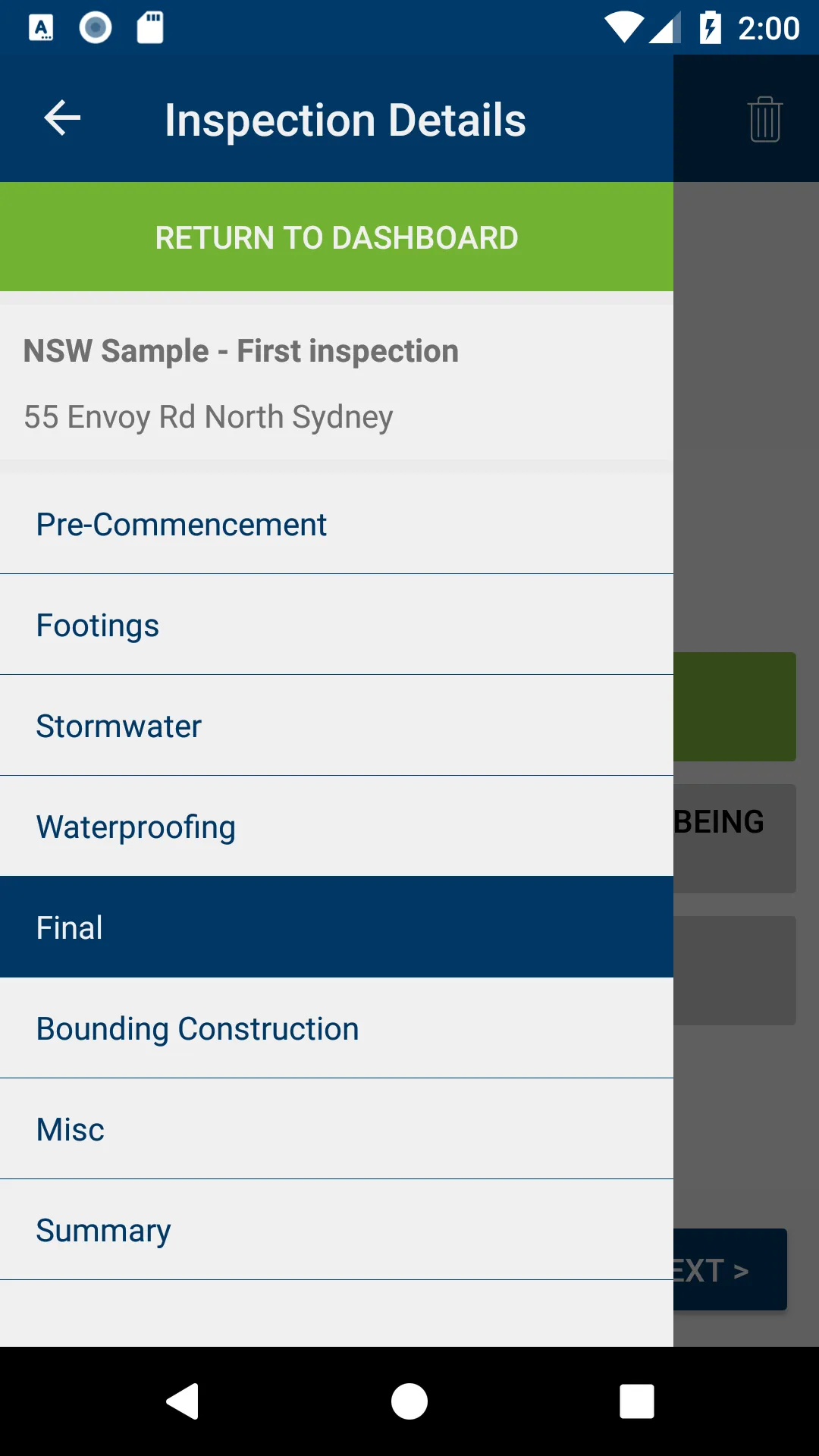 BCS Mobile Inspections | Indus Appstore | Screenshot