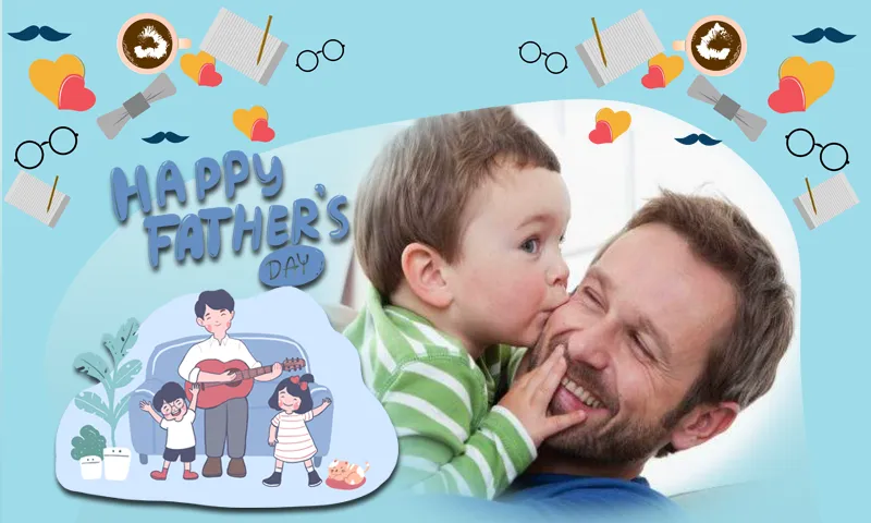 Happy Father's Day Frame 2024 | Indus Appstore | Screenshot