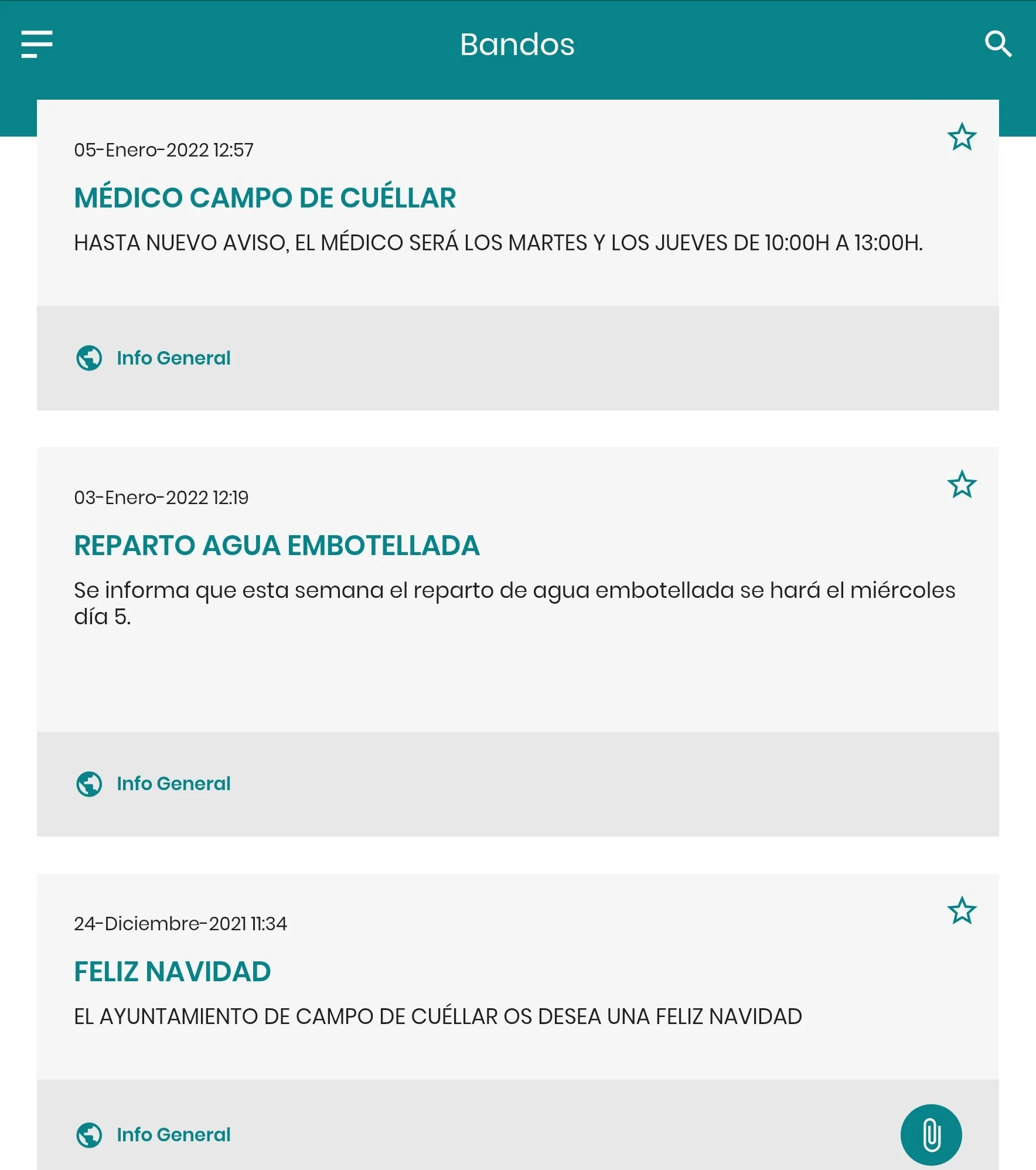 Campo de Cuéllar Informa | Indus Appstore | Screenshot