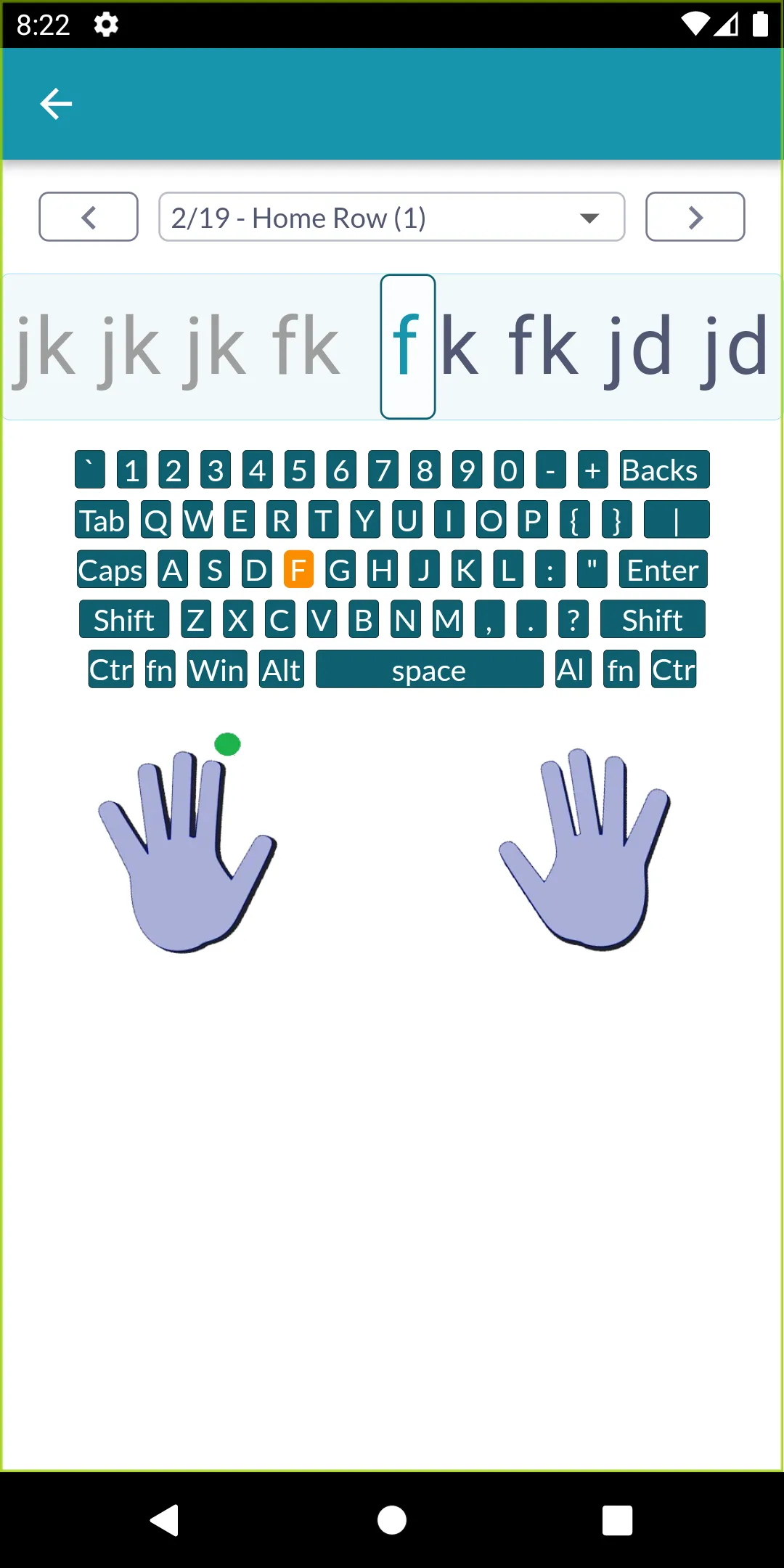 Soni Typing Tutor | Indus Appstore | Screenshot