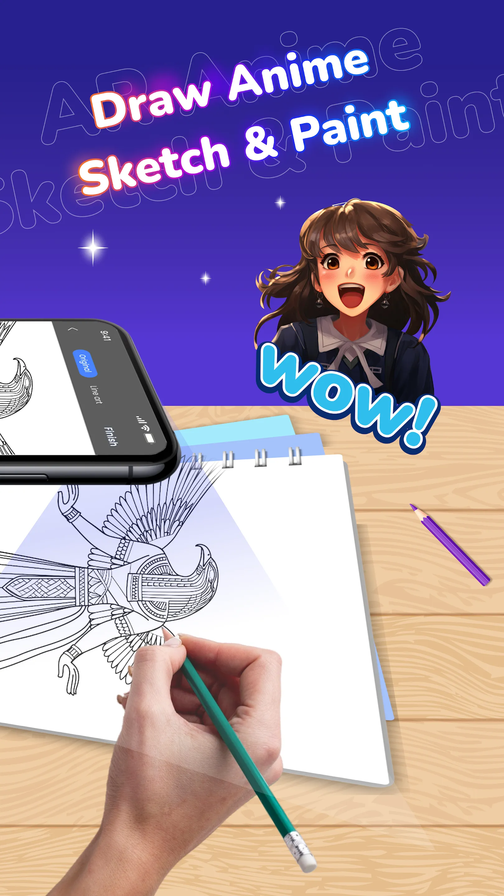 Draw Anime: Paint & Sketch App | Indus Appstore | Screenshot