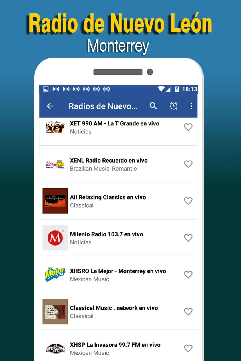 Radio Monterrey Mexico | Indus Appstore | Screenshot