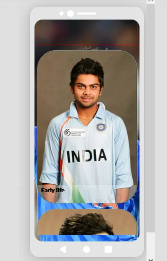 Virat Kohli biography | Indus Appstore | Screenshot