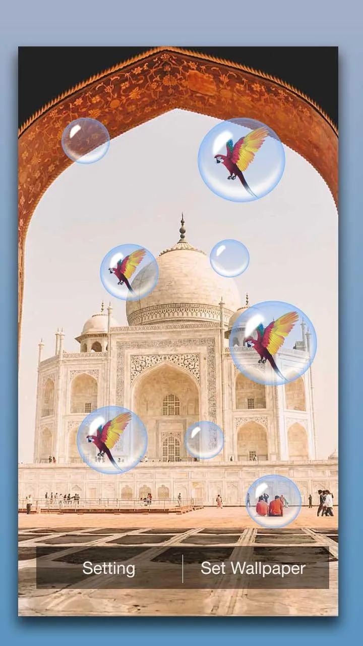 Taj Mahal Live Wallpaper | Indus Appstore | Screenshot