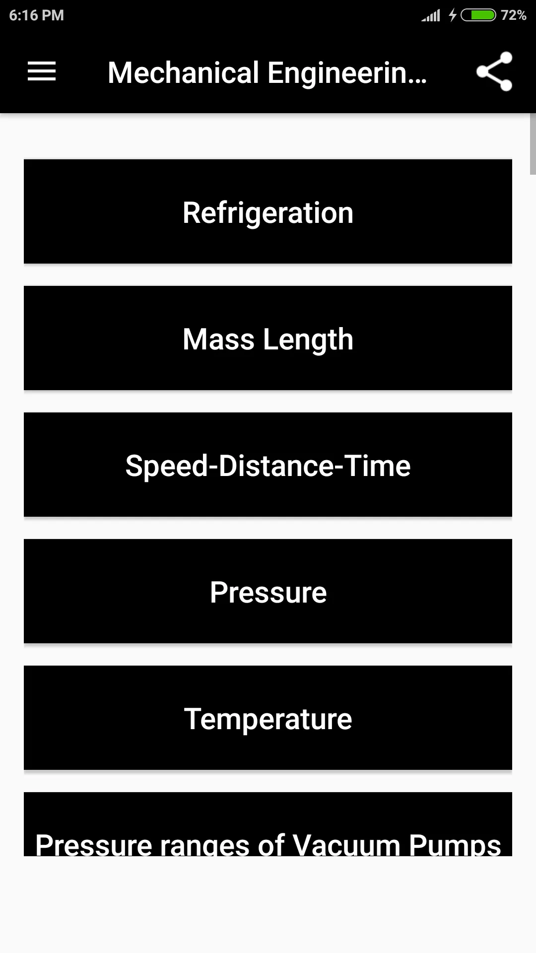 Mechanical Engineering Calc | Indus Appstore | Screenshot