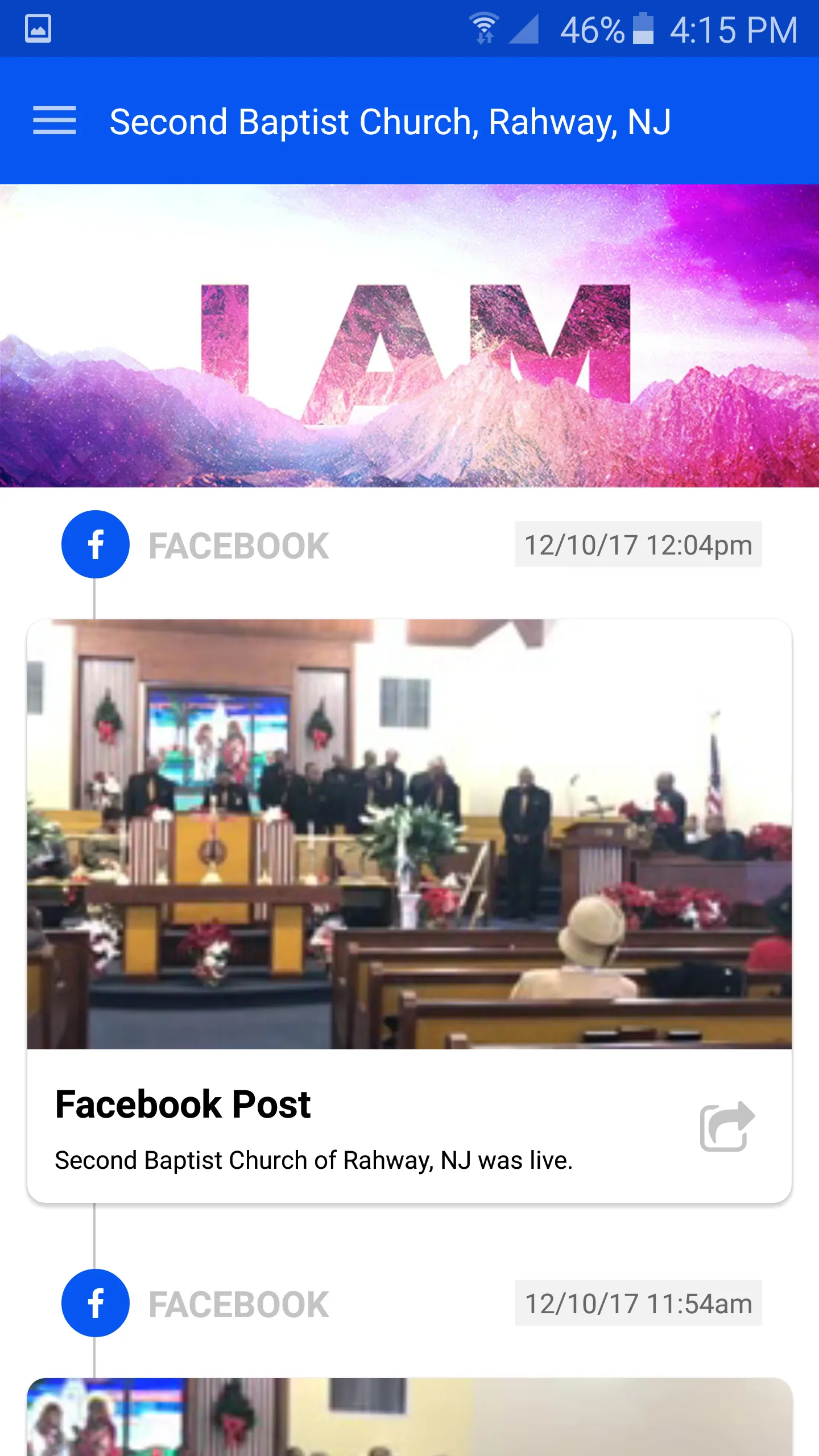 Second Baptist Church Rahway | Indus Appstore | Screenshot