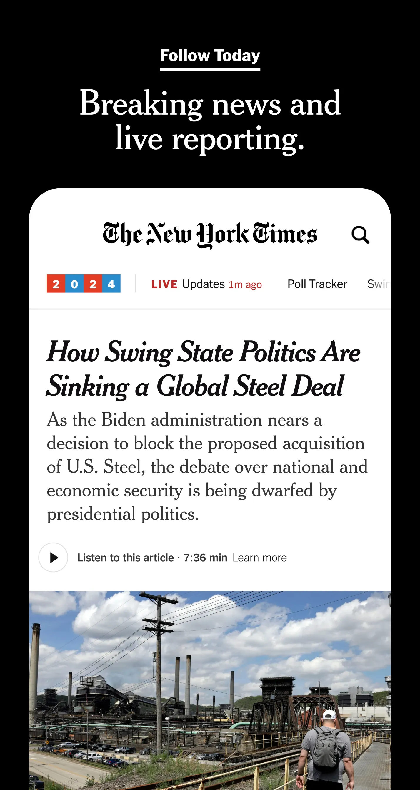 NYTimes: US and Global News | Indus Appstore | Screenshot