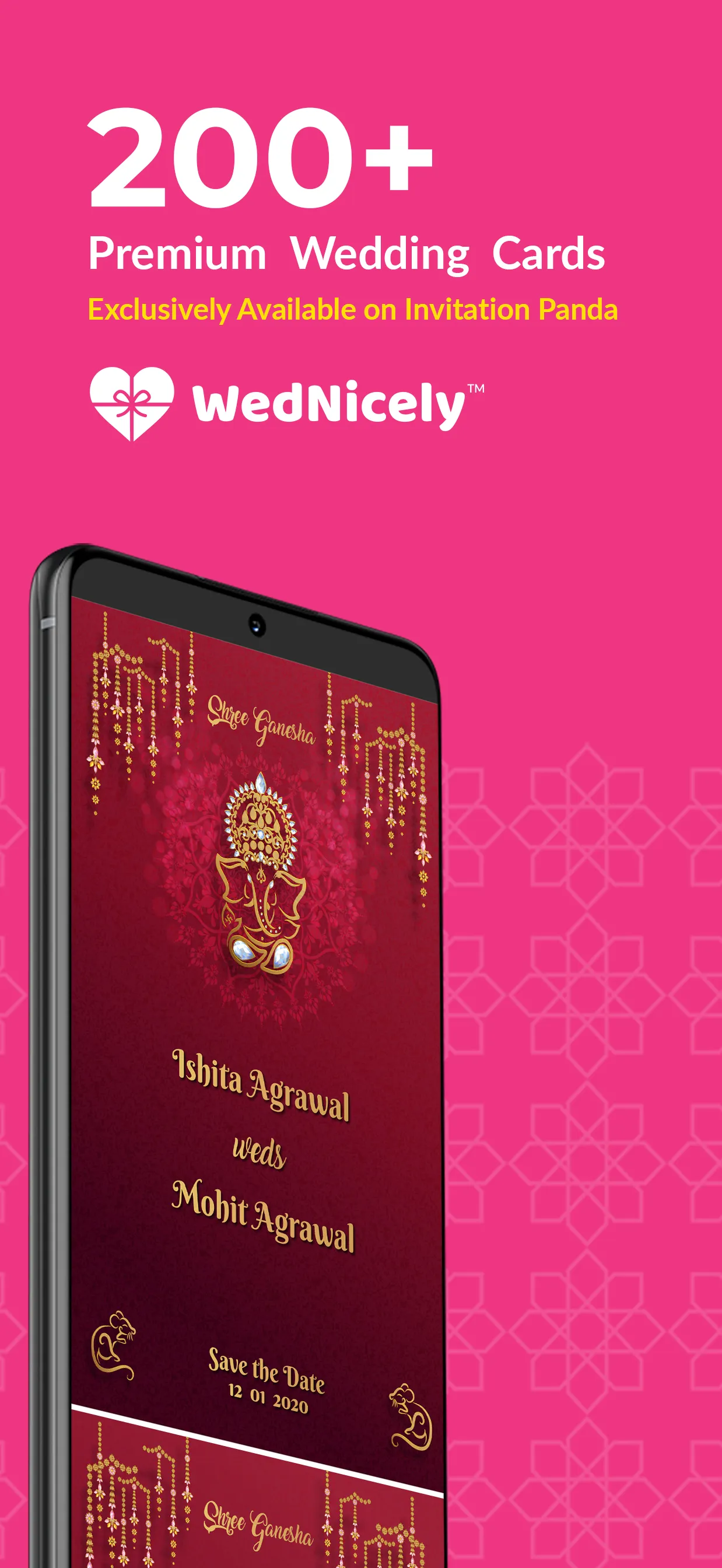 Shaadi & Engagement Card Maker | Indus Appstore | Screenshot