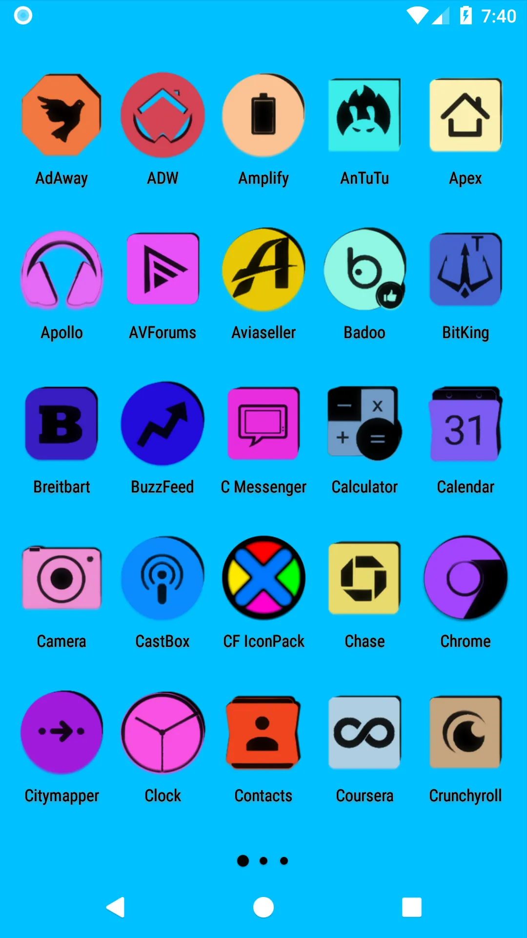 Colorful Flat Icon Pack | Indus Appstore | Screenshot