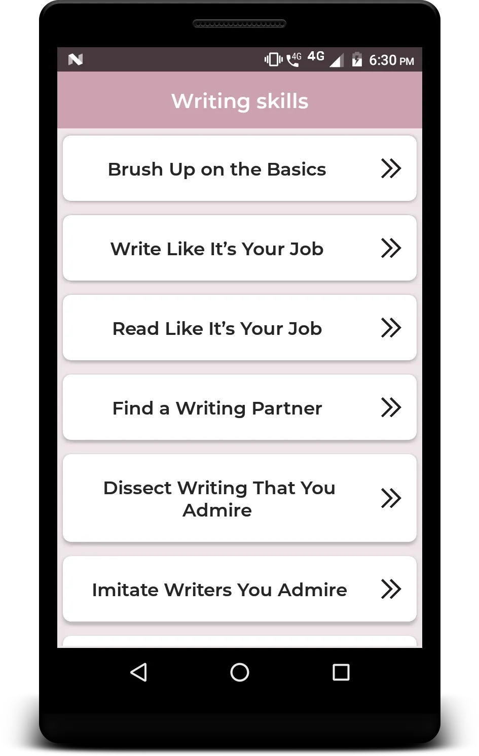 Writing skills improvement | Indus Appstore | Screenshot