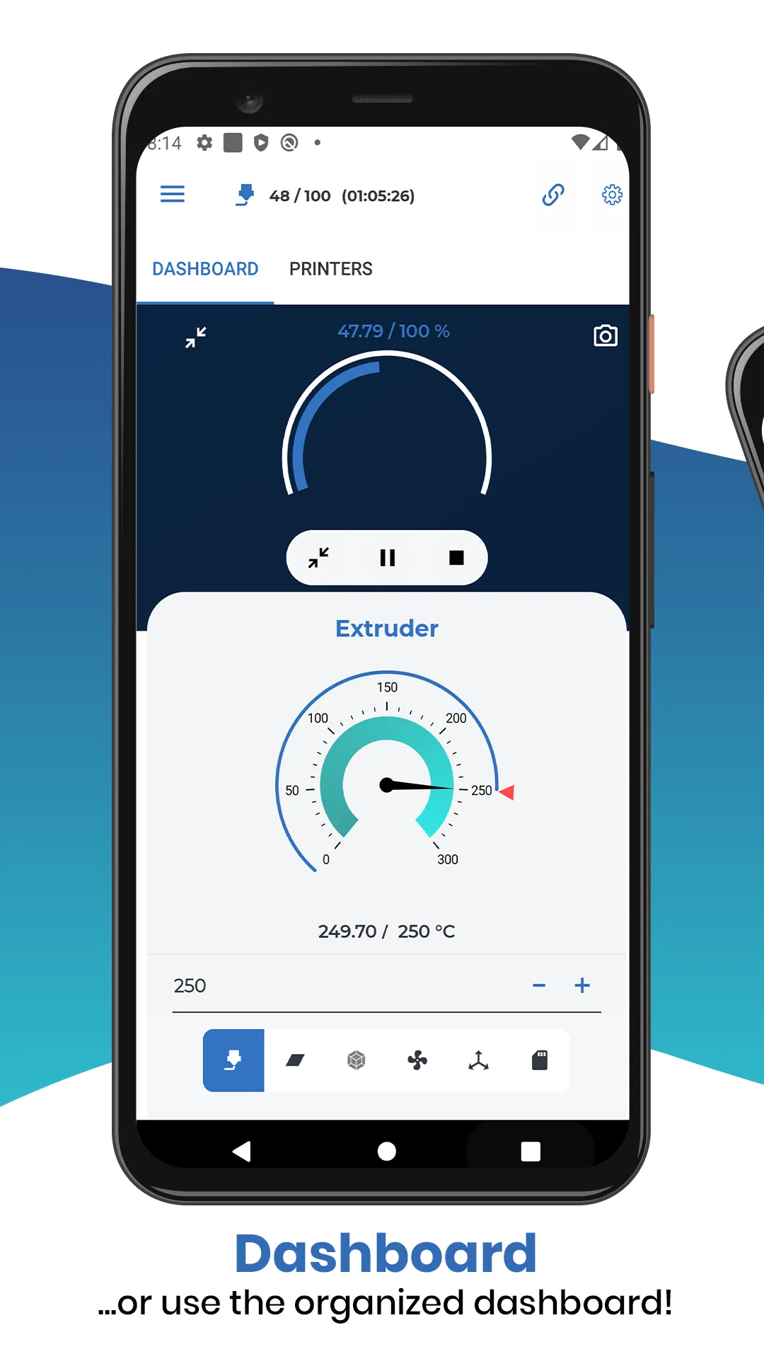 Remote Control for OctoPrint | Indus Appstore | Screenshot