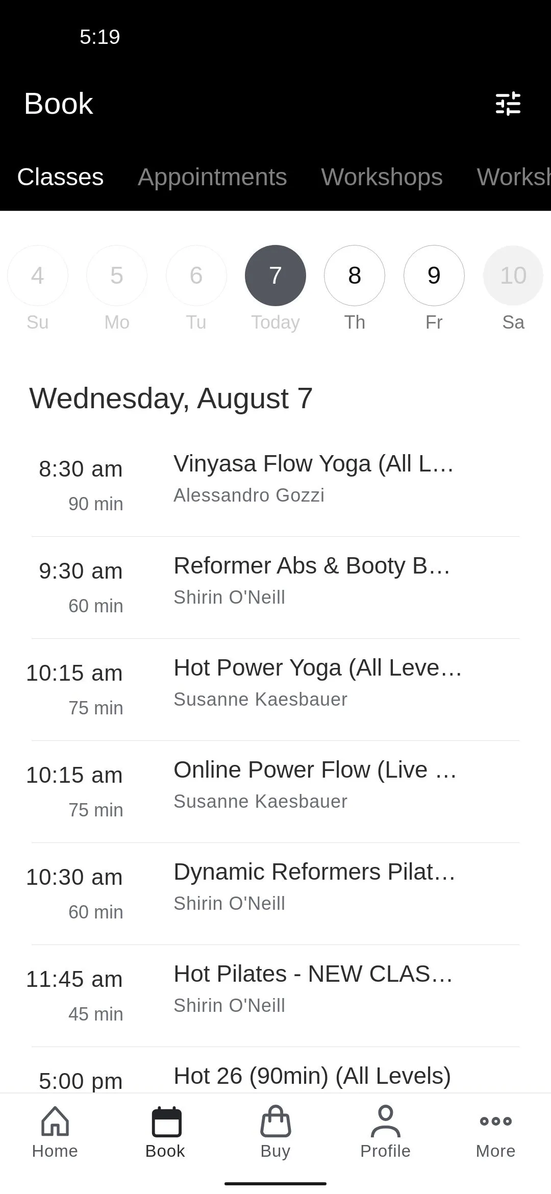 YogaVenue Oxford | Indus Appstore | Screenshot