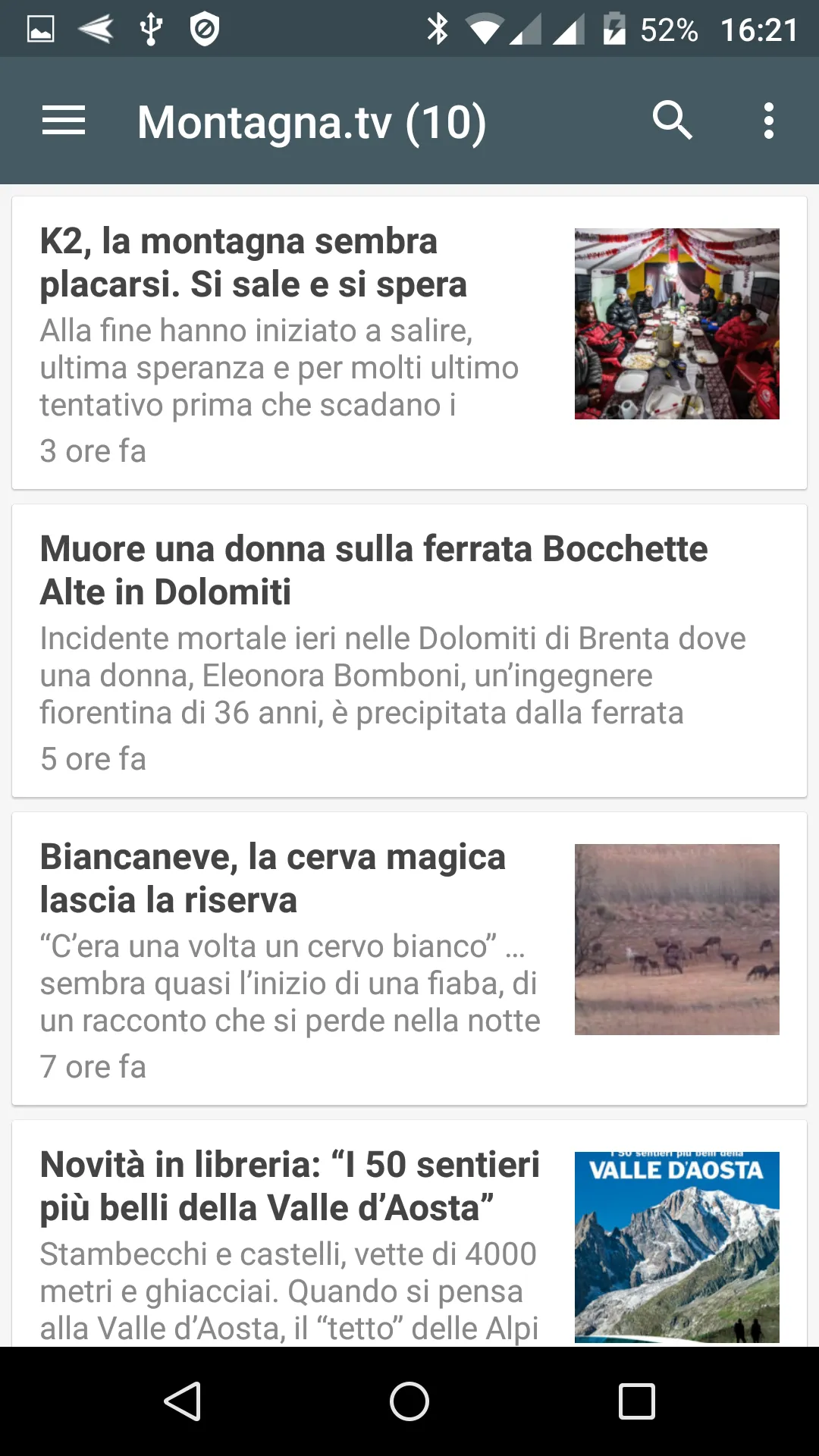 Alpinismo Notizie | Indus Appstore | Screenshot