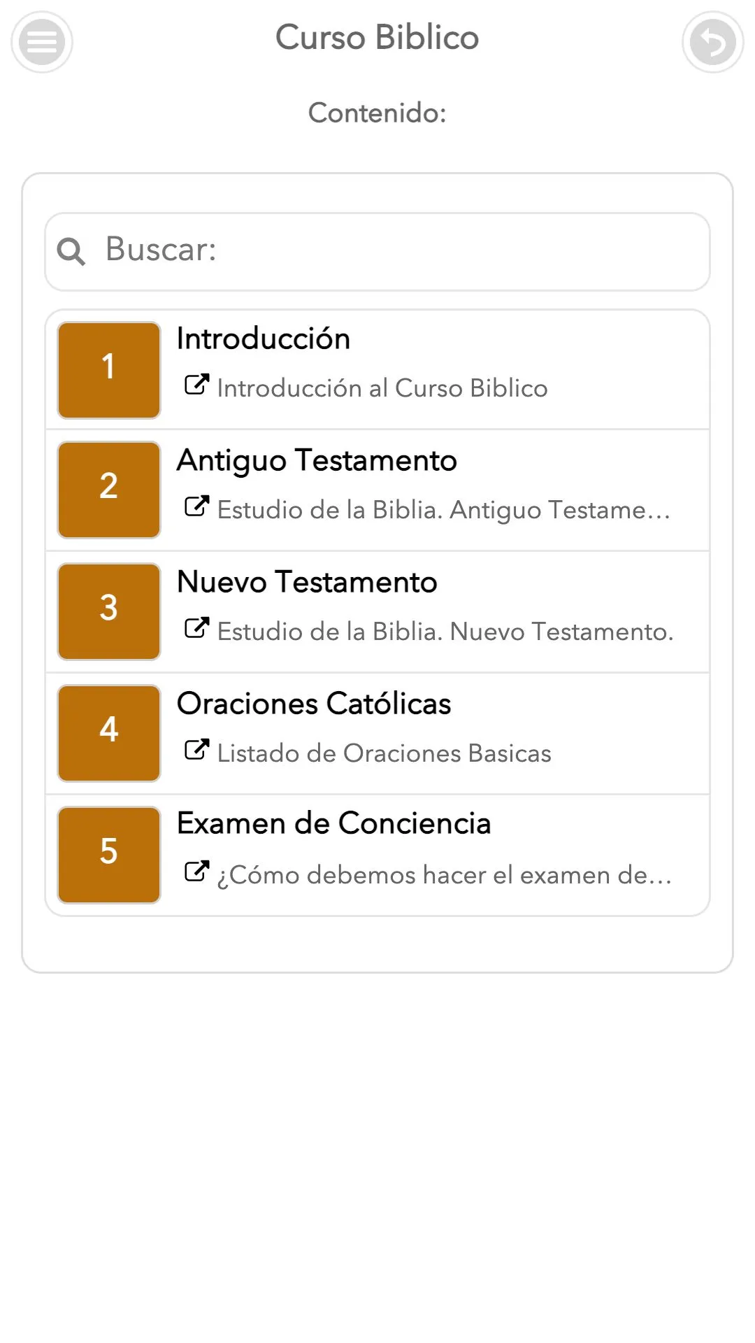 Curso de la Biblia | Indus Appstore | Screenshot