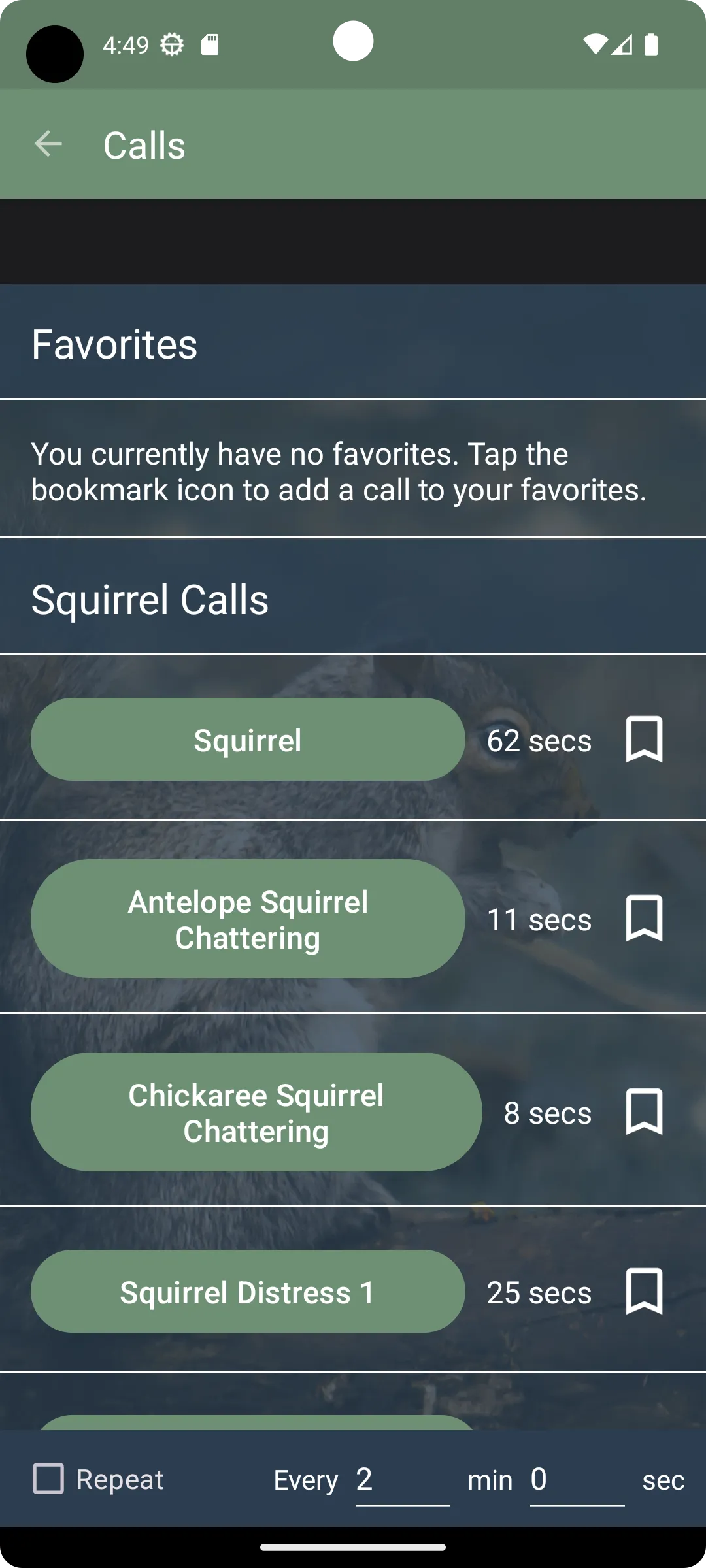 Squirrel Calls | Indus Appstore | Screenshot