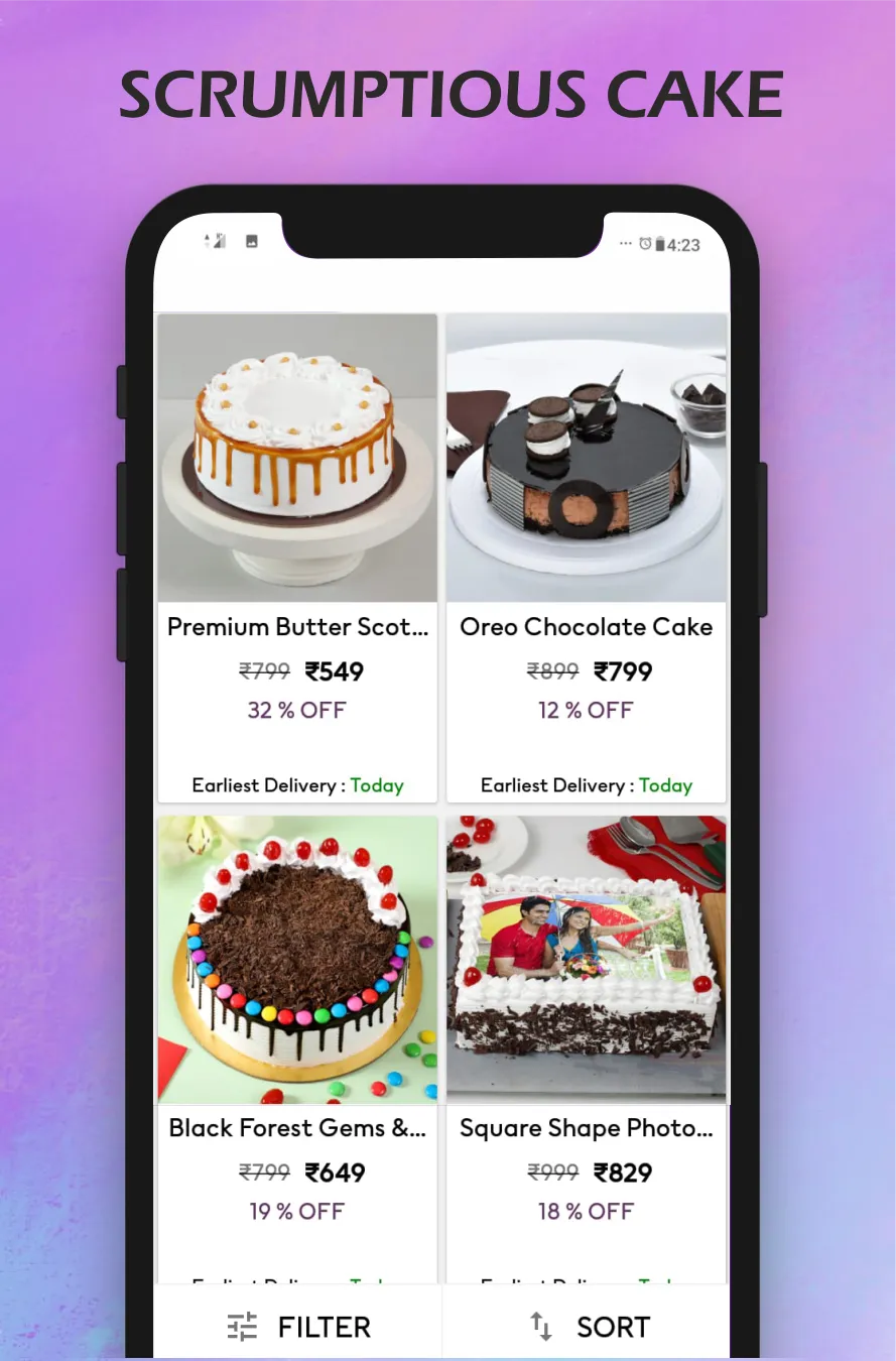 Sprinkle - Order Cake Online | Indus Appstore | Screenshot