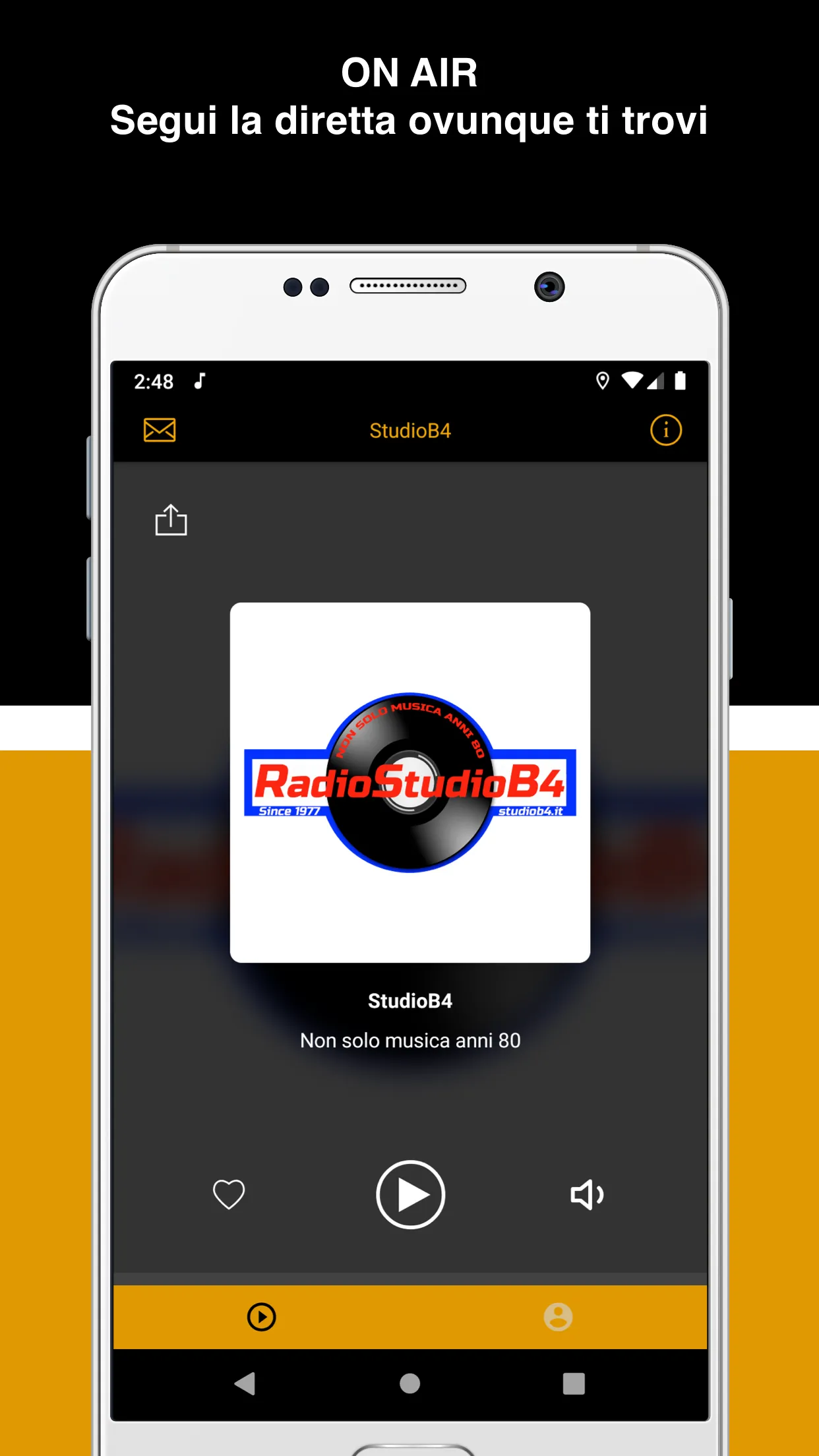 Radio StudioB4 | Indus Appstore | Screenshot