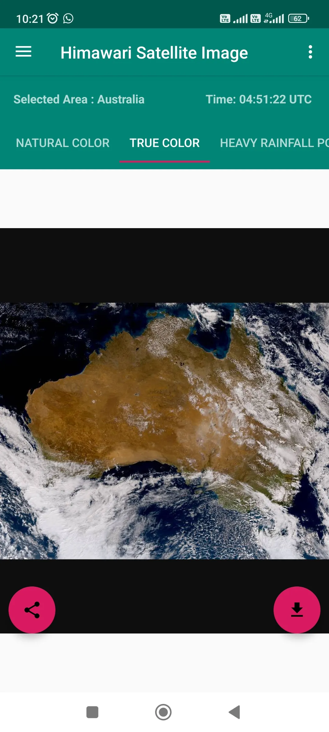 Live Himawari Satellite Image | Indus Appstore | Screenshot