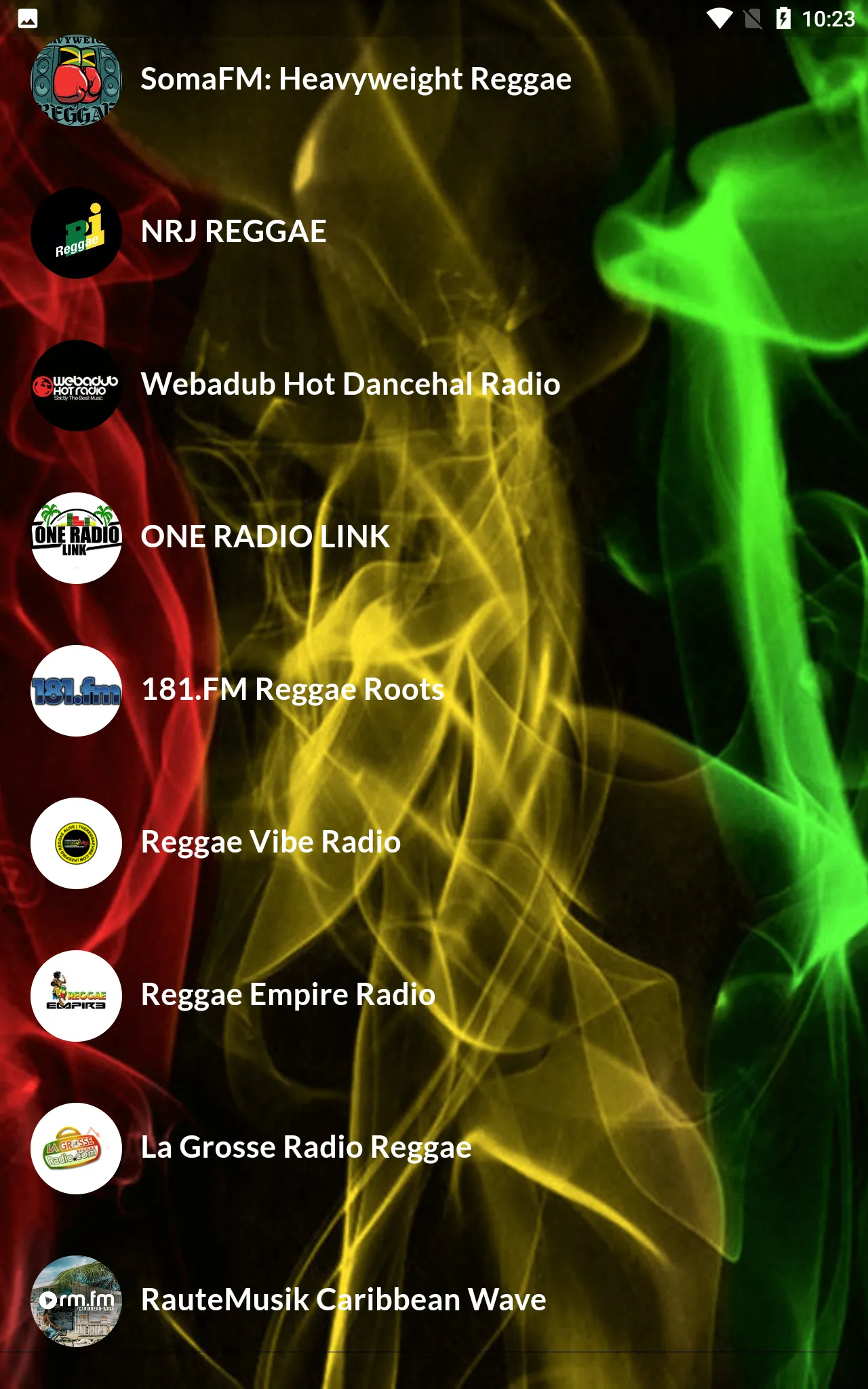 Reggae Online Radio | Indus Appstore | Screenshot