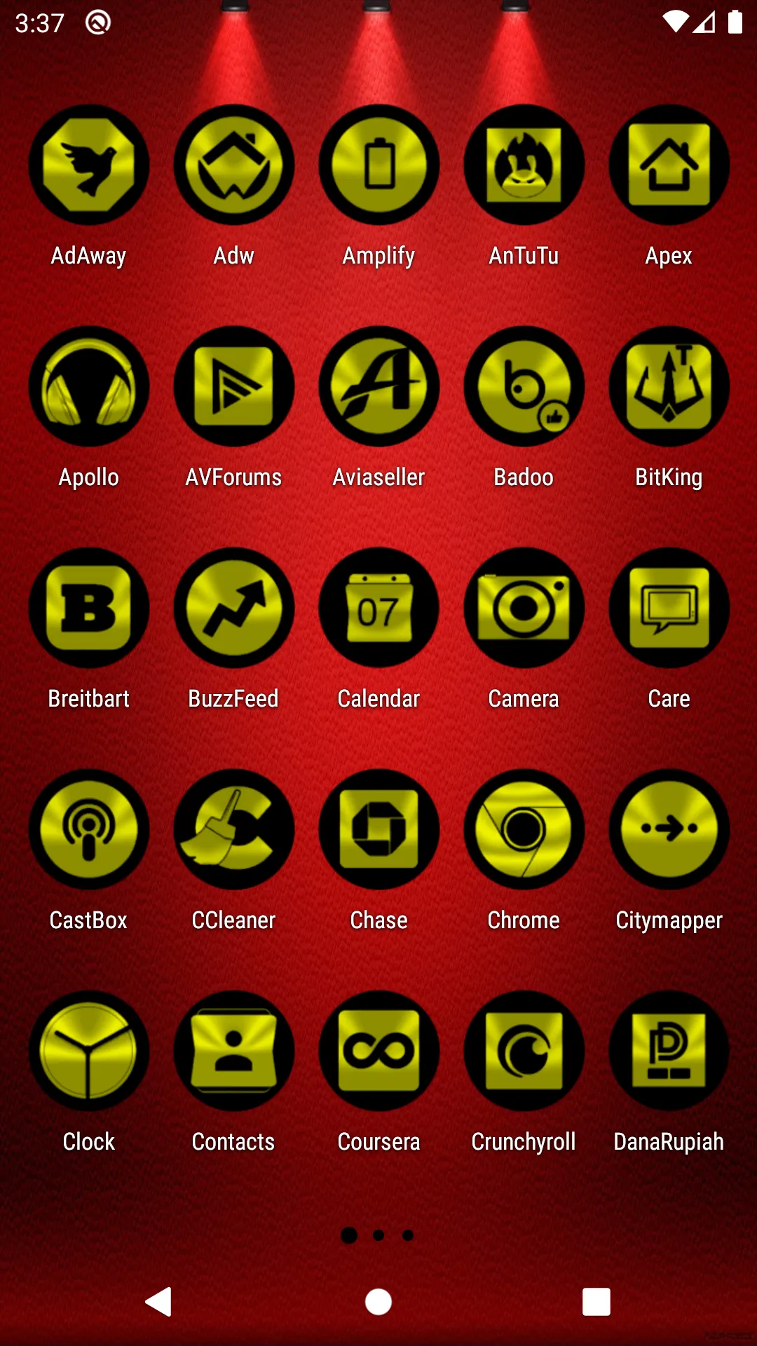 Oreo Yellow Icon Pack | Indus Appstore | Screenshot