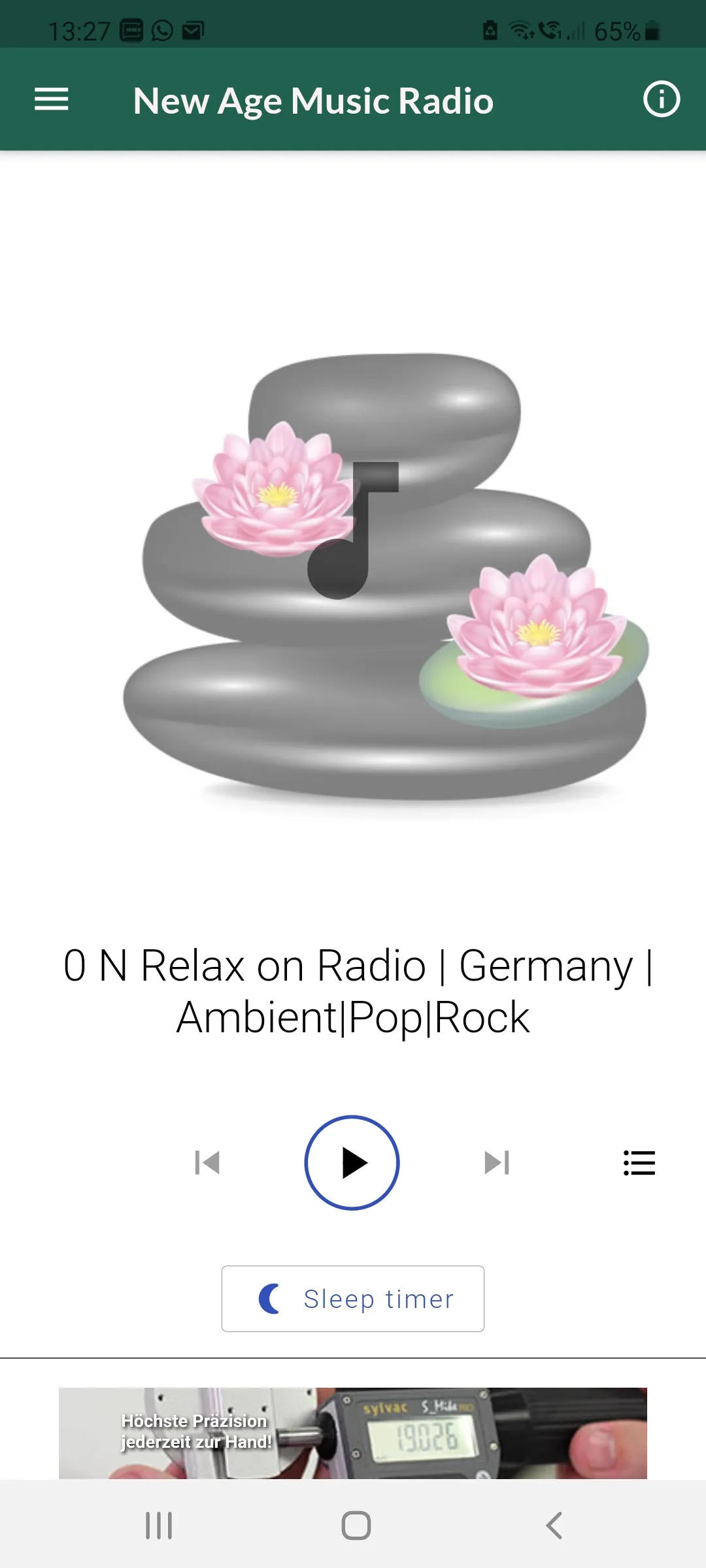 New Age Music Radio Worldwide | Indus Appstore | Screenshot