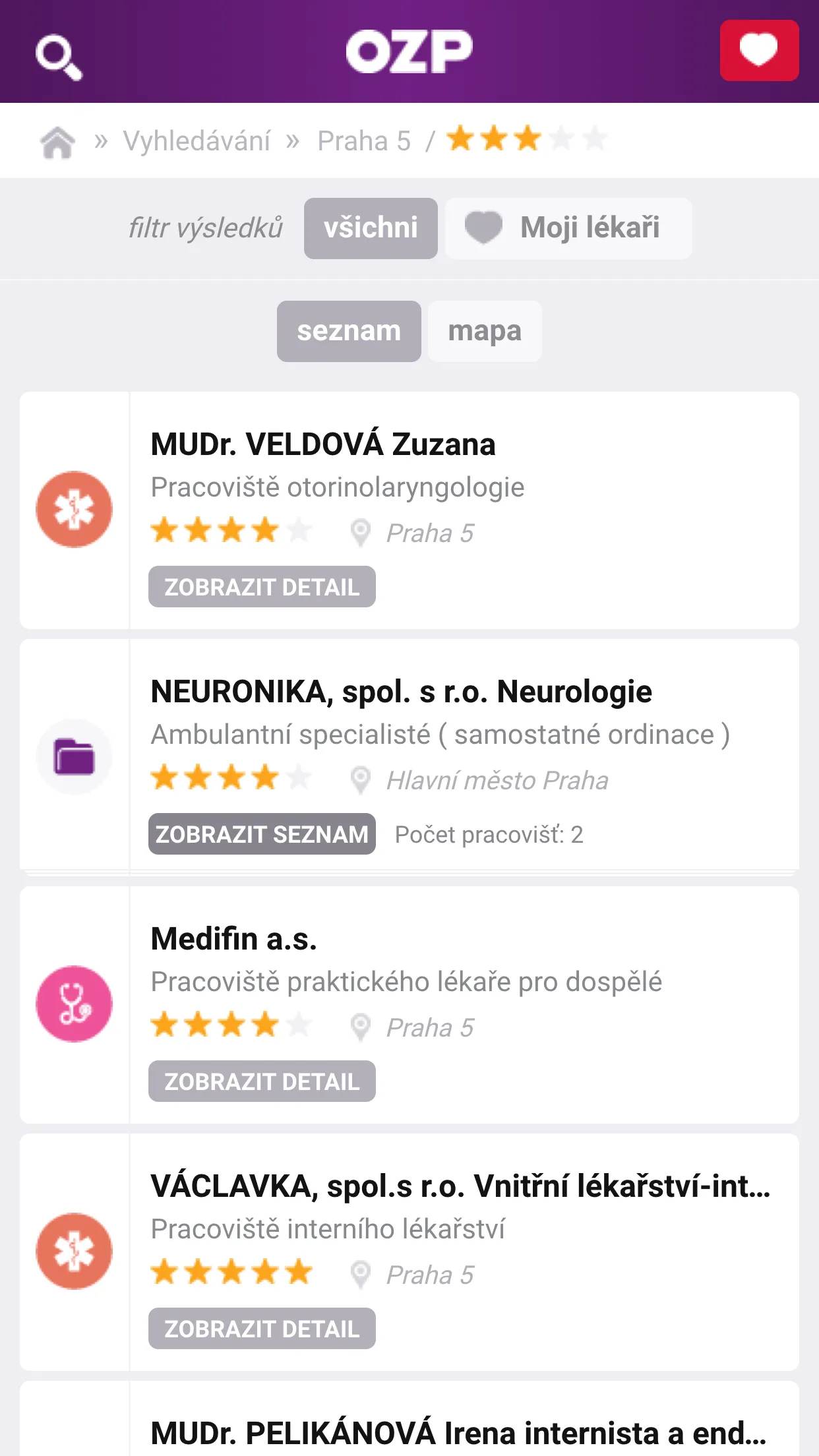 Atlas doktorů | Indus Appstore | Screenshot