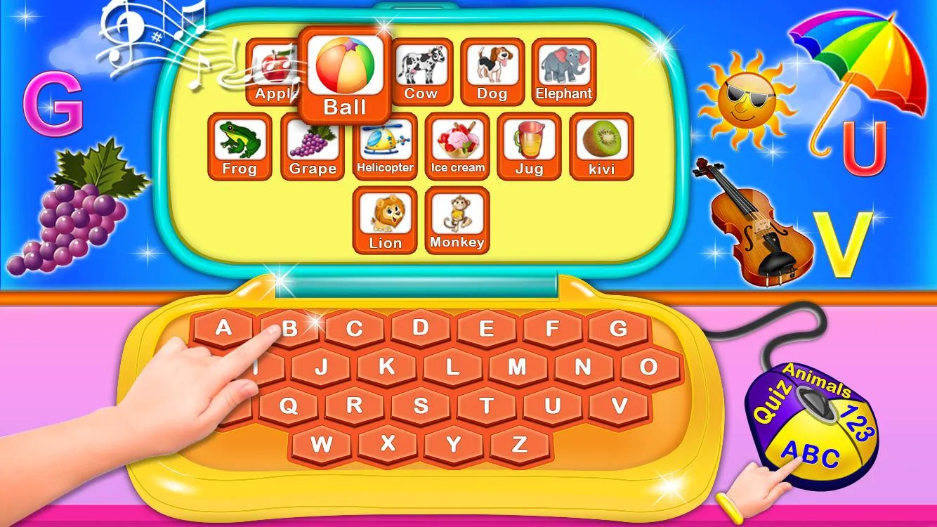 Alphabet Laptop - Educational | Indus Appstore | Screenshot