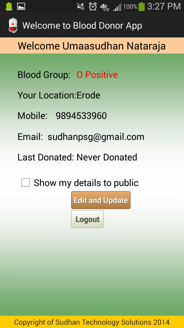 Blood Donors Tamilnadu | Indus Appstore | Screenshot