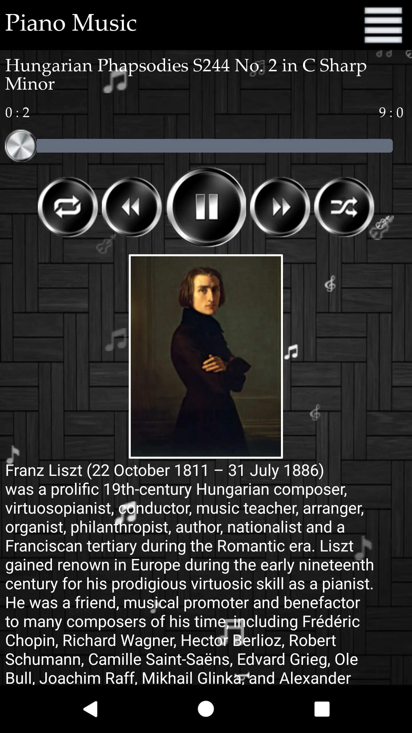 Classical Piano Music | Indus Appstore | Screenshot