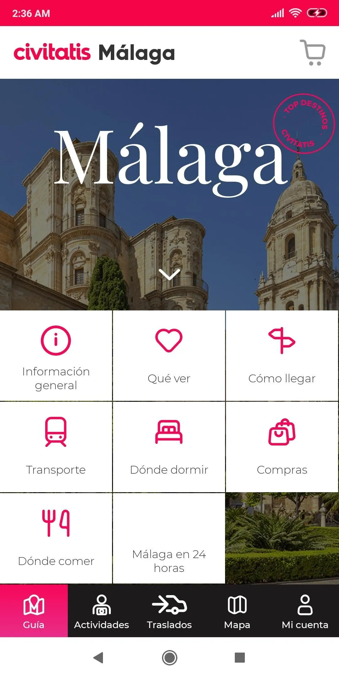 Guía de Málaga de Civitatis | Indus Appstore | Screenshot