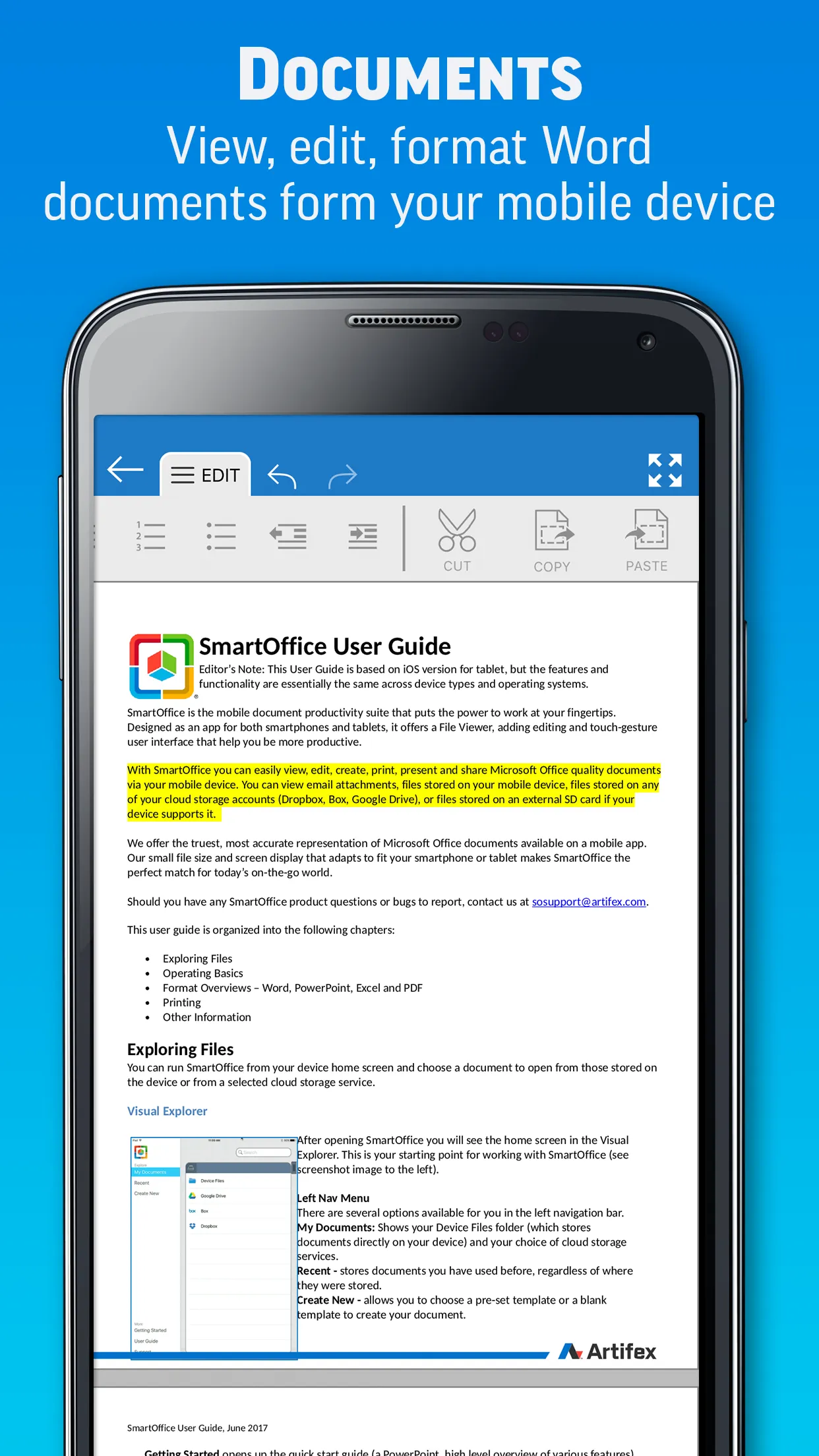 Smart Office for BlackBerry | Indus Appstore | Screenshot