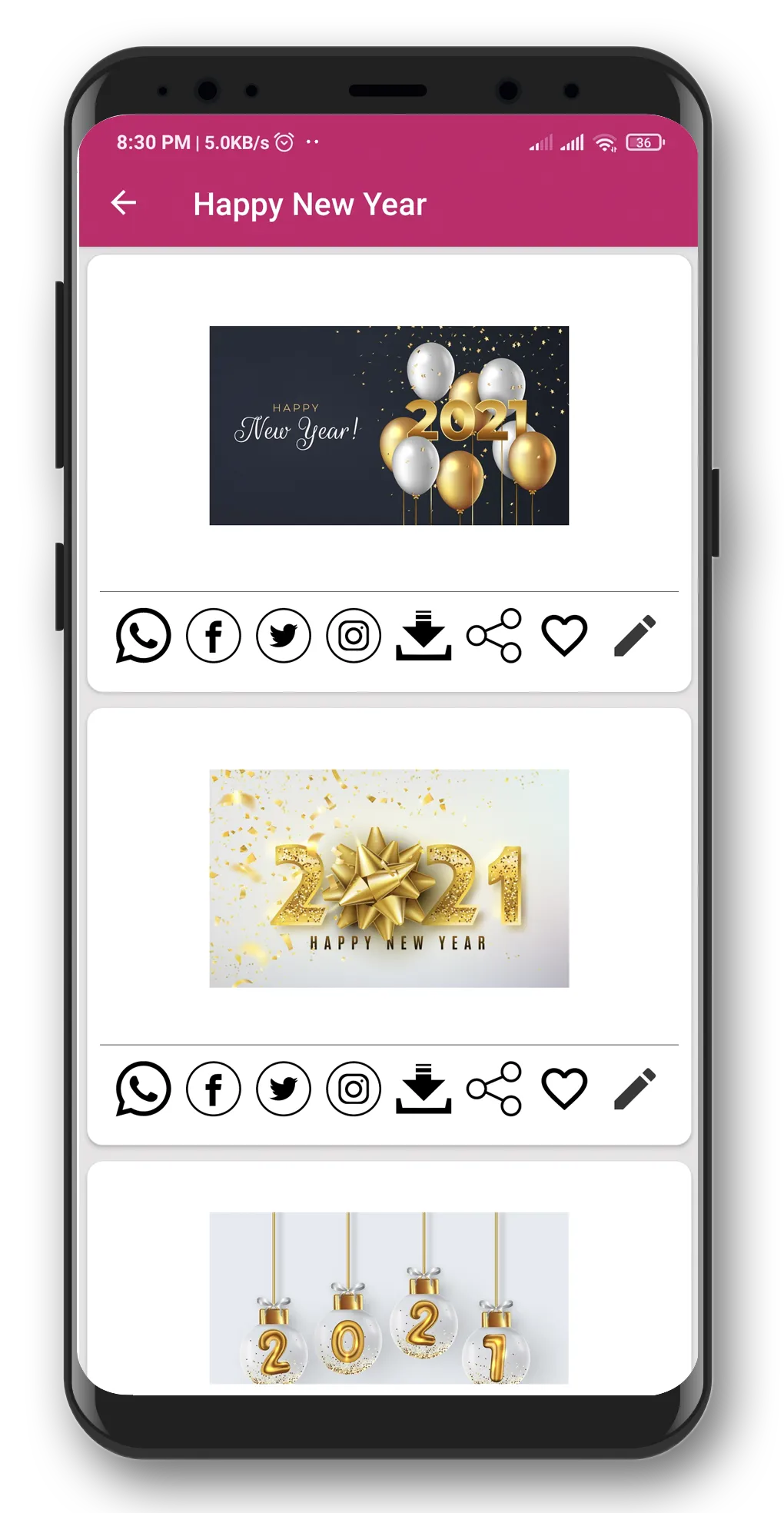 Greeting Cards | Indus Appstore | Screenshot