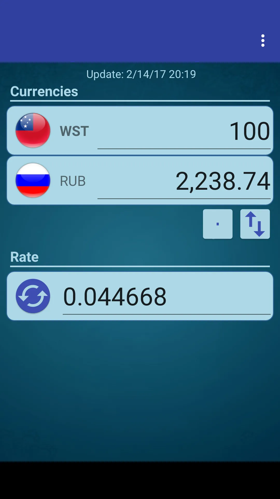 Russian Ruble x Samoan Tala | Indus Appstore | Screenshot