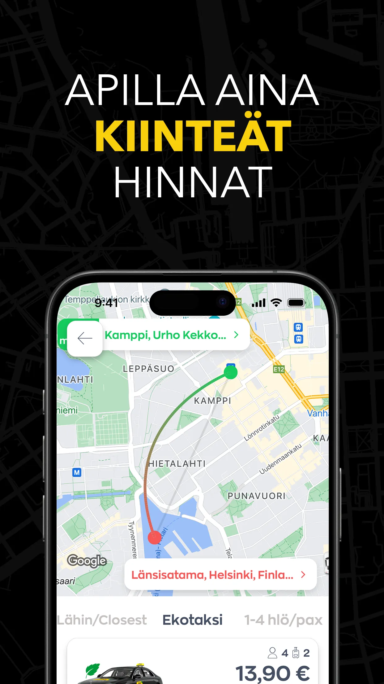 Taksi Helsinki | Indus Appstore | Screenshot