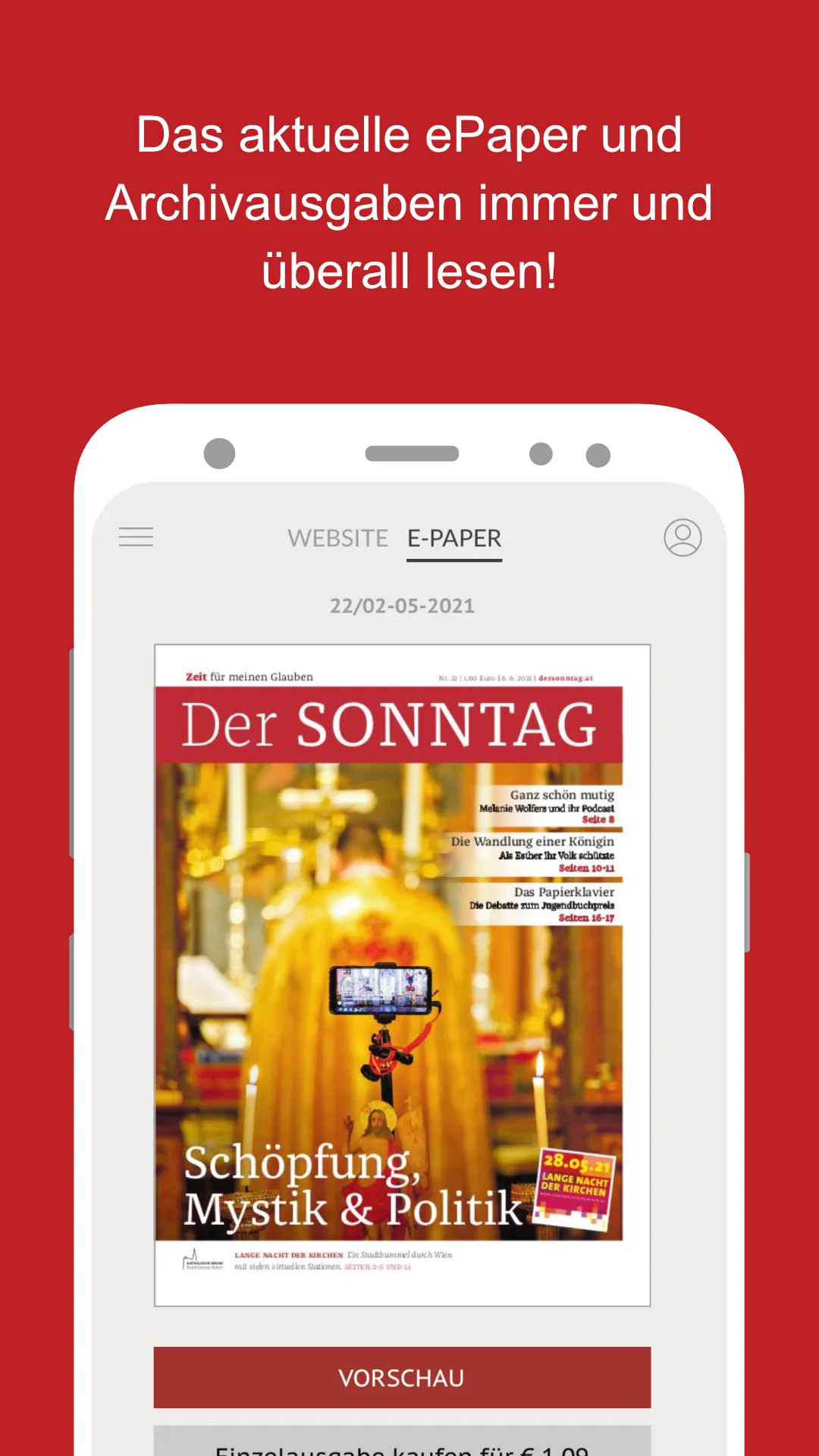 Meine Kirchenzeitung | Indus Appstore | Screenshot