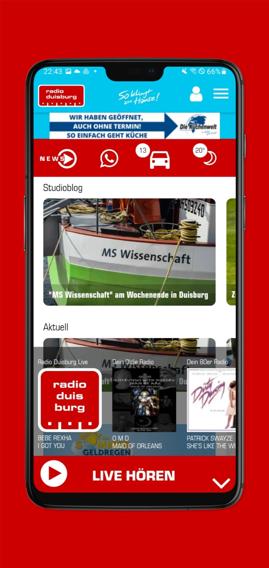 Radio Duisburg | Indus Appstore | Screenshot