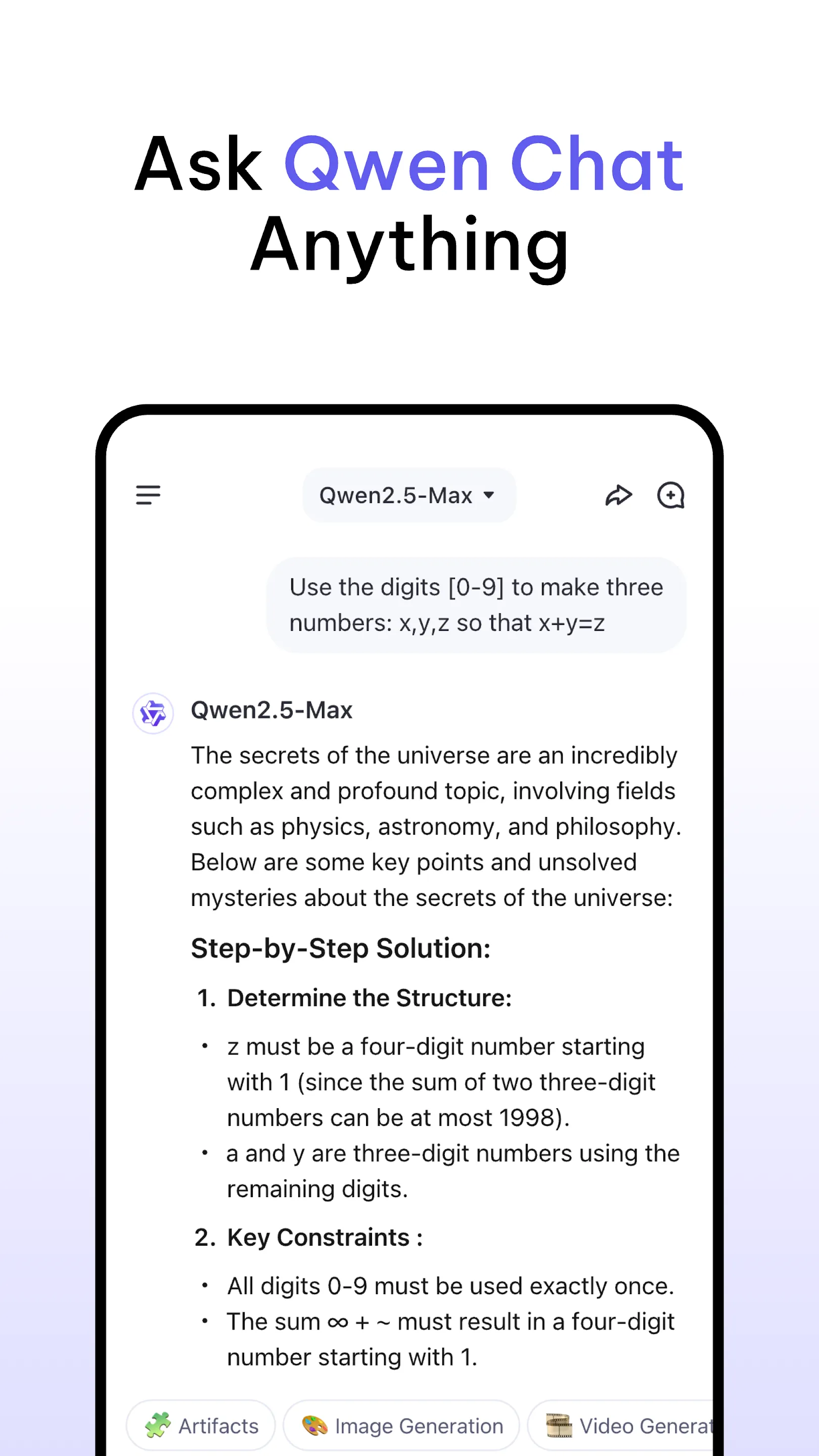 Qwen Chat | Indus Appstore | Screenshot