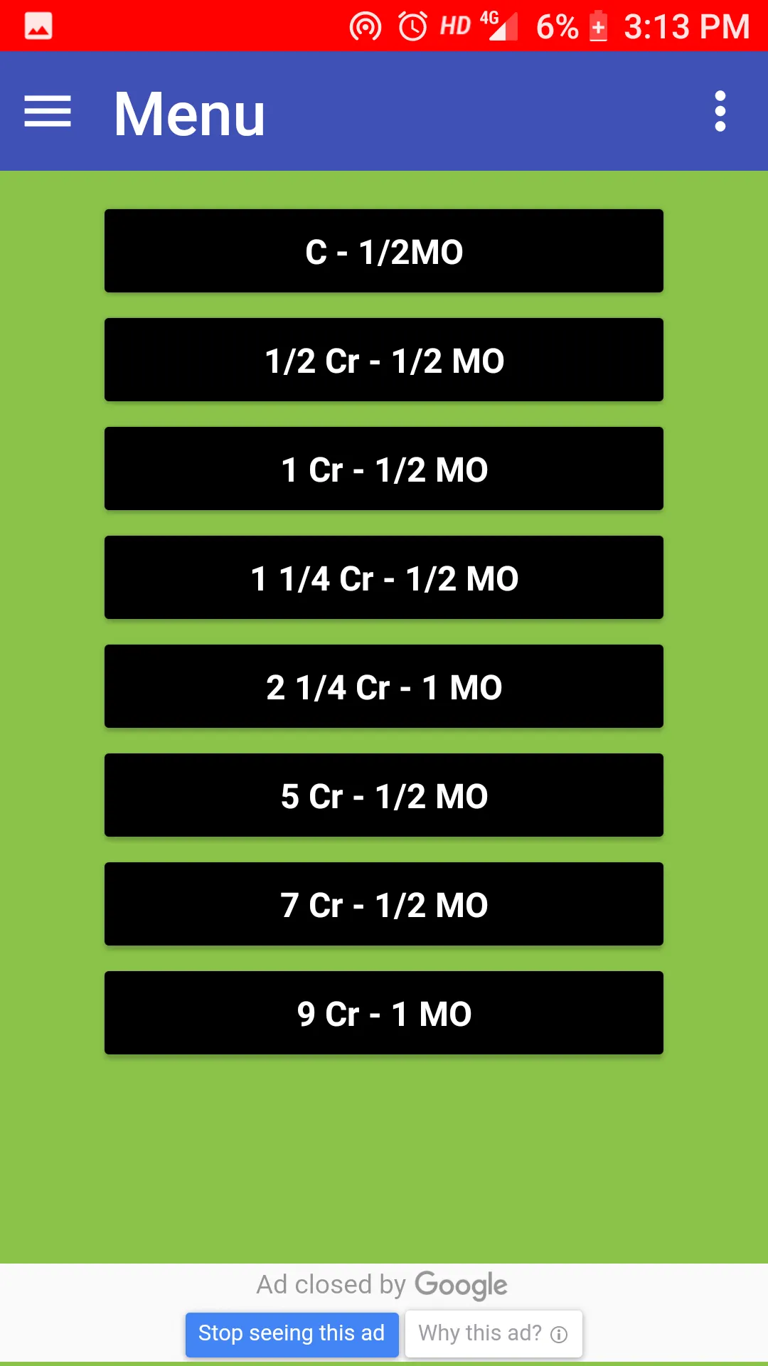 ASME Materials With Electrodes | Indus Appstore | Screenshot