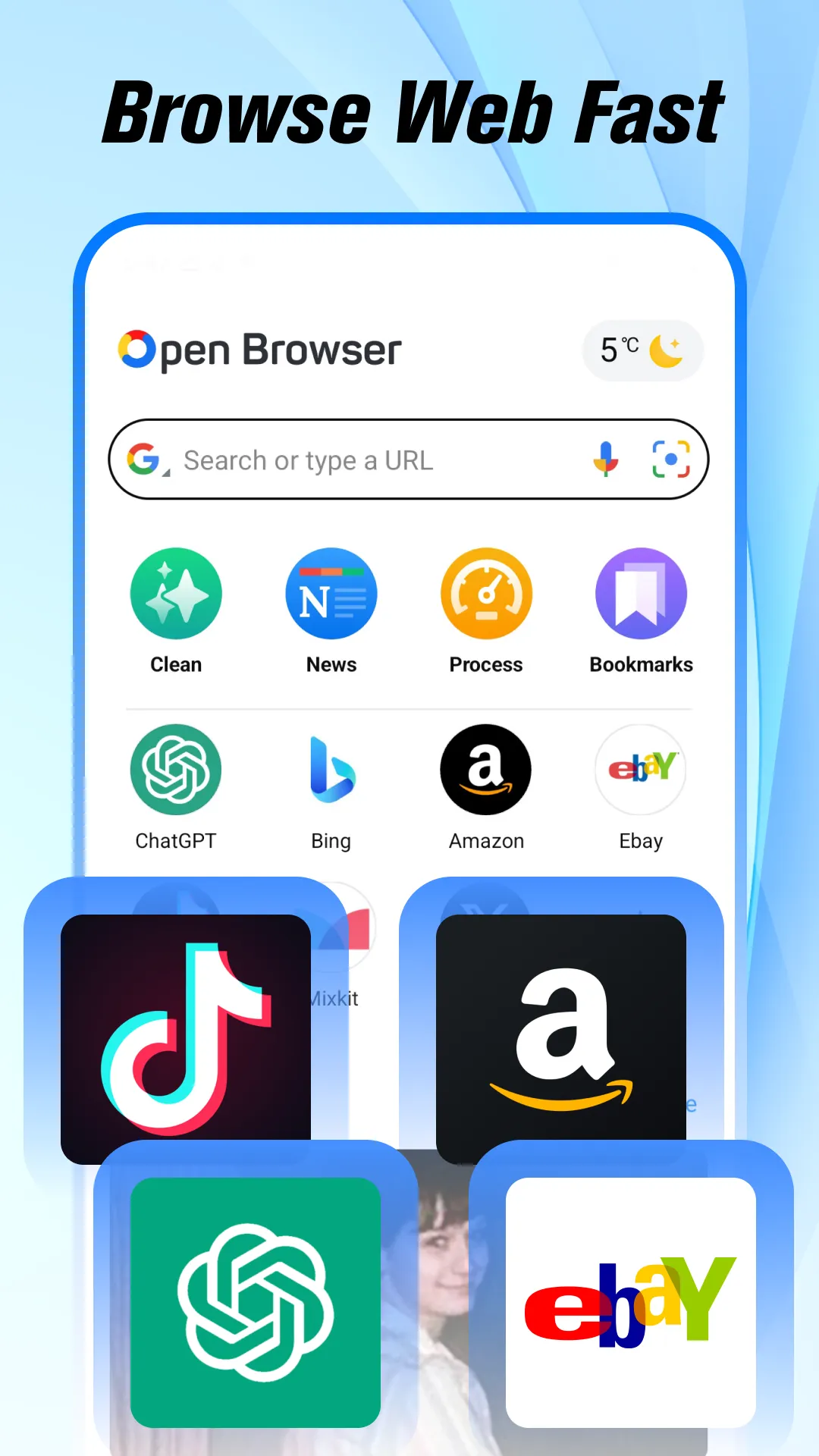 Open Browser - Smart & Safe | Indus Appstore | Screenshot