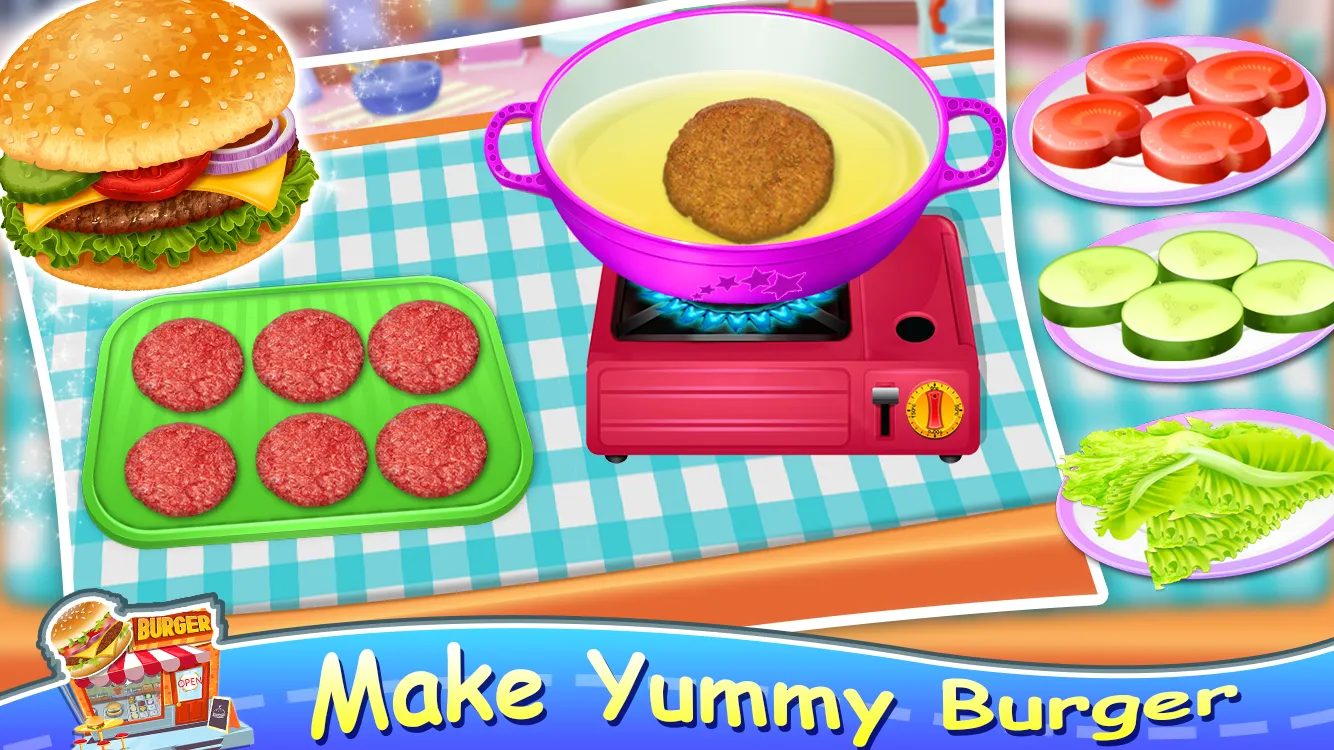 Pizza Burger - Cooking Games | Indus Appstore | Screenshot